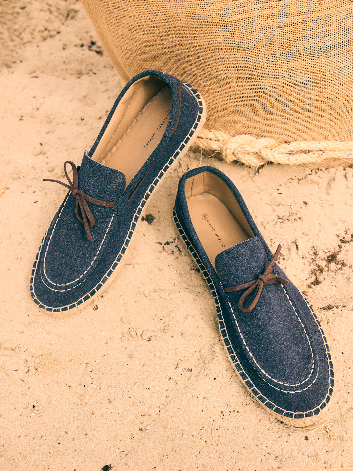 ESPADRILLES LAZO AZUL MARINO
