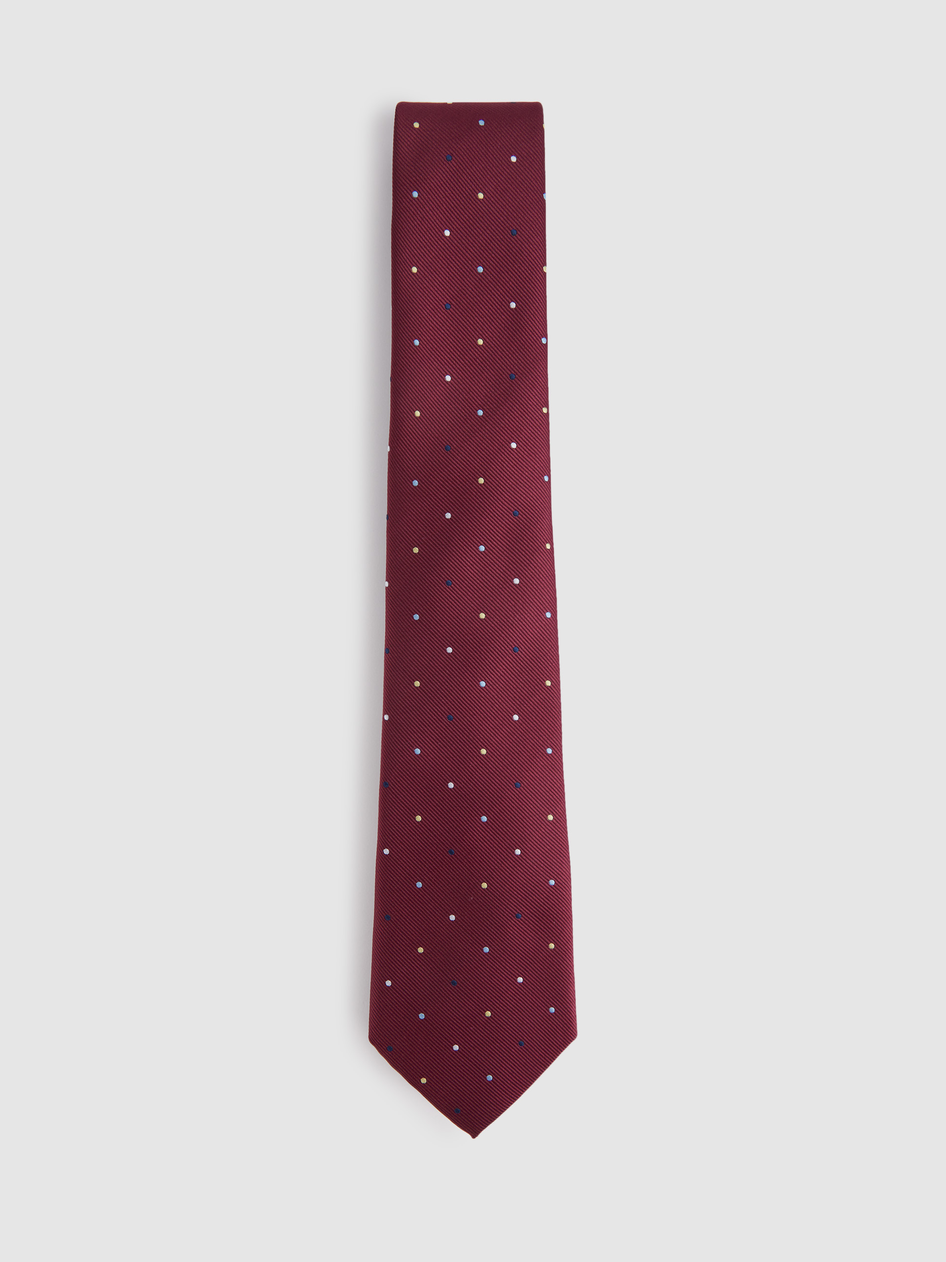 CORBATA JACQUARD MF BURDEOS