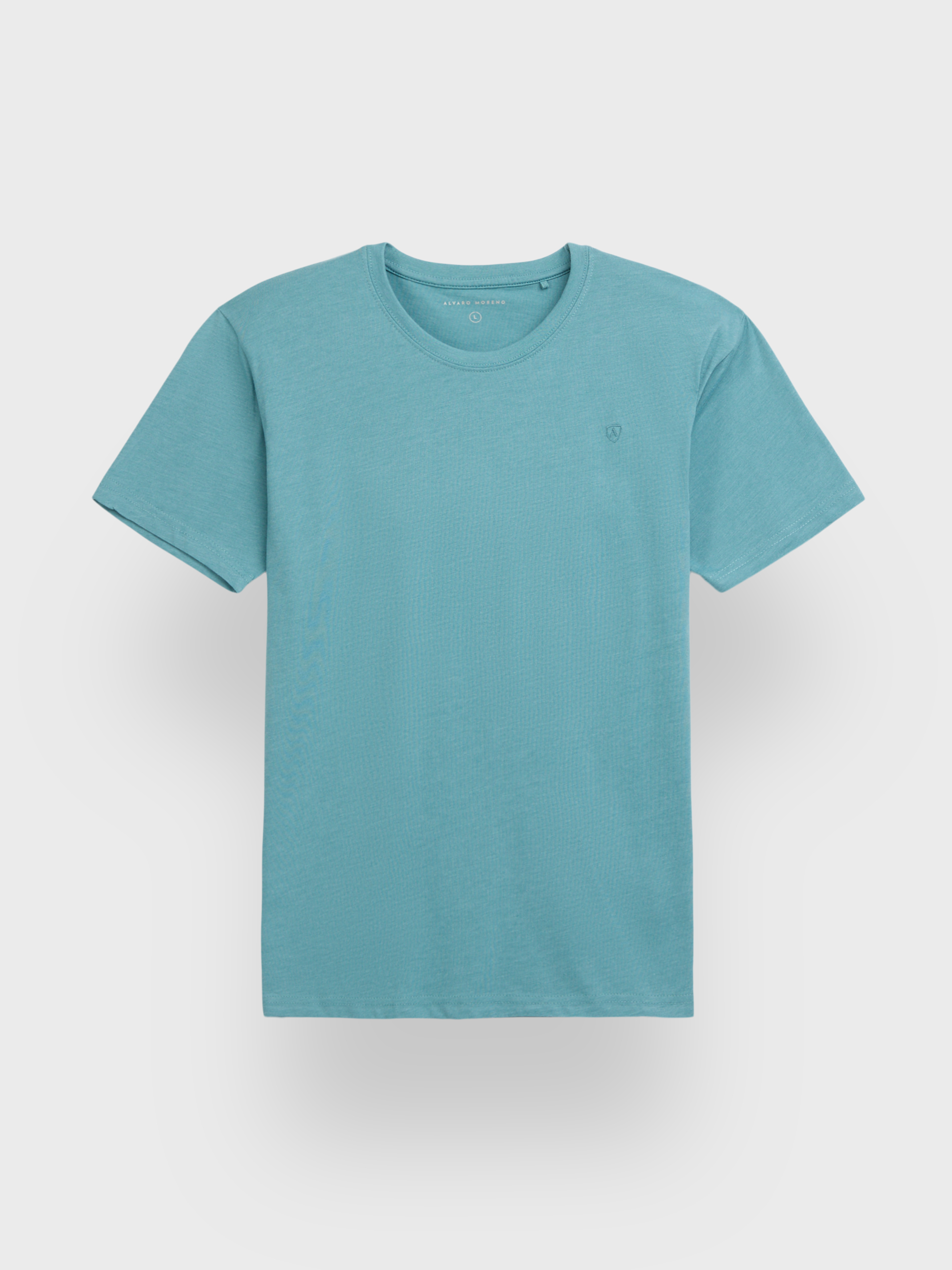 CAMISETA MELANGE TURQUESA