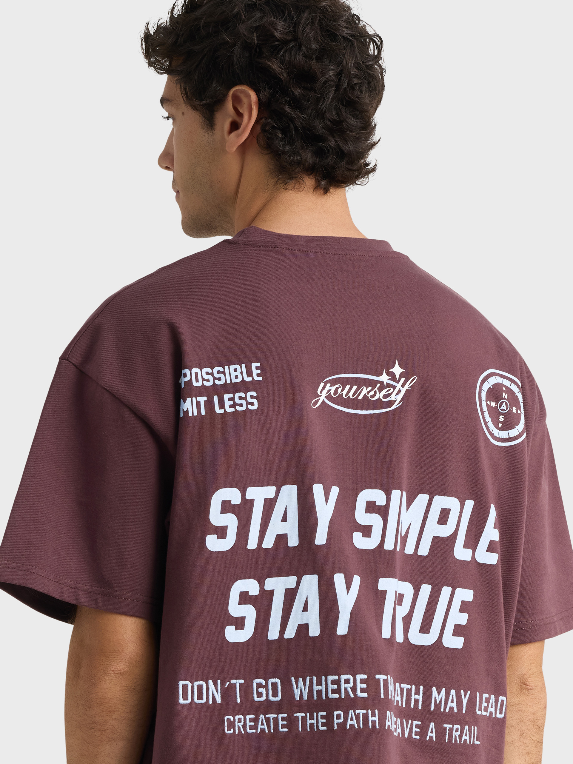 CAMISETA STAY BURDEOS