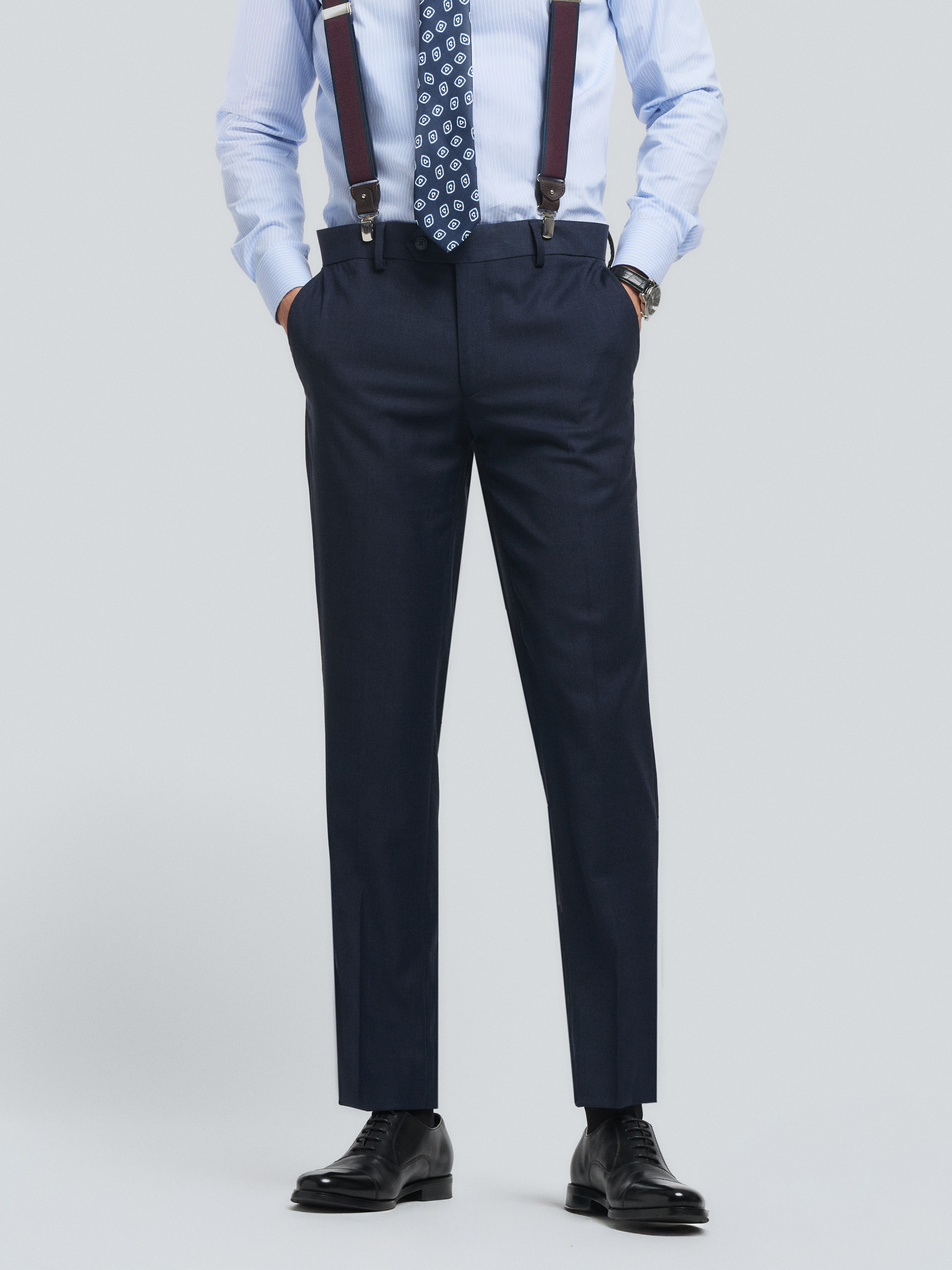 PANTALON FIL A FIL AZUL MARINO