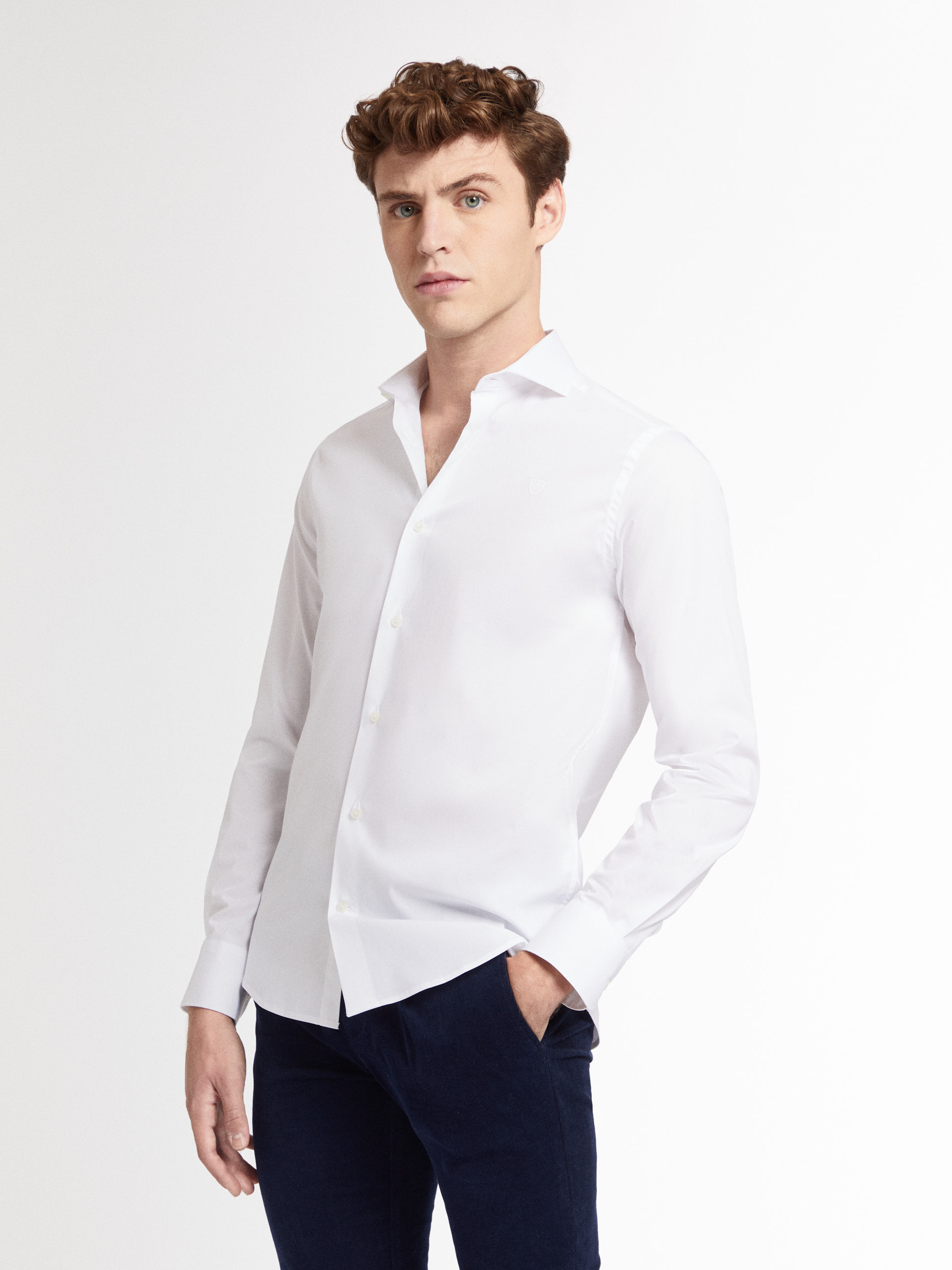 Camisa blanca alvaro moreno hotsell