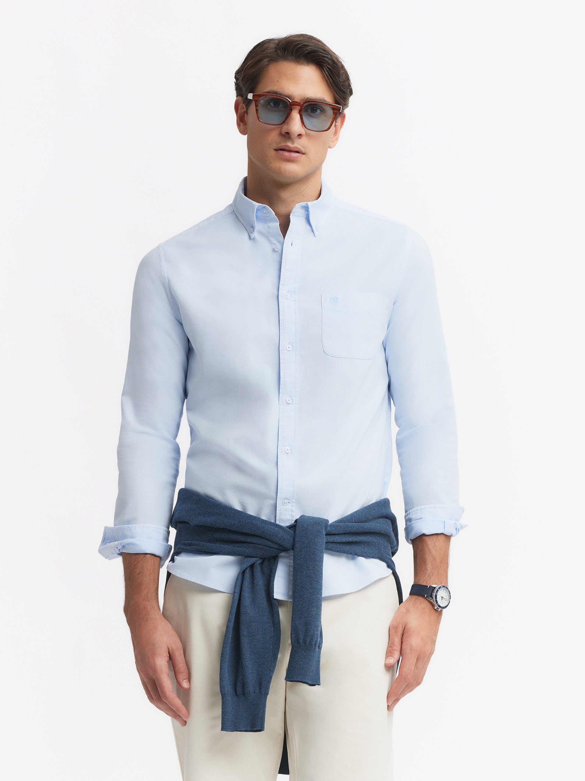 CAMISA OXFORD POCKET DYE