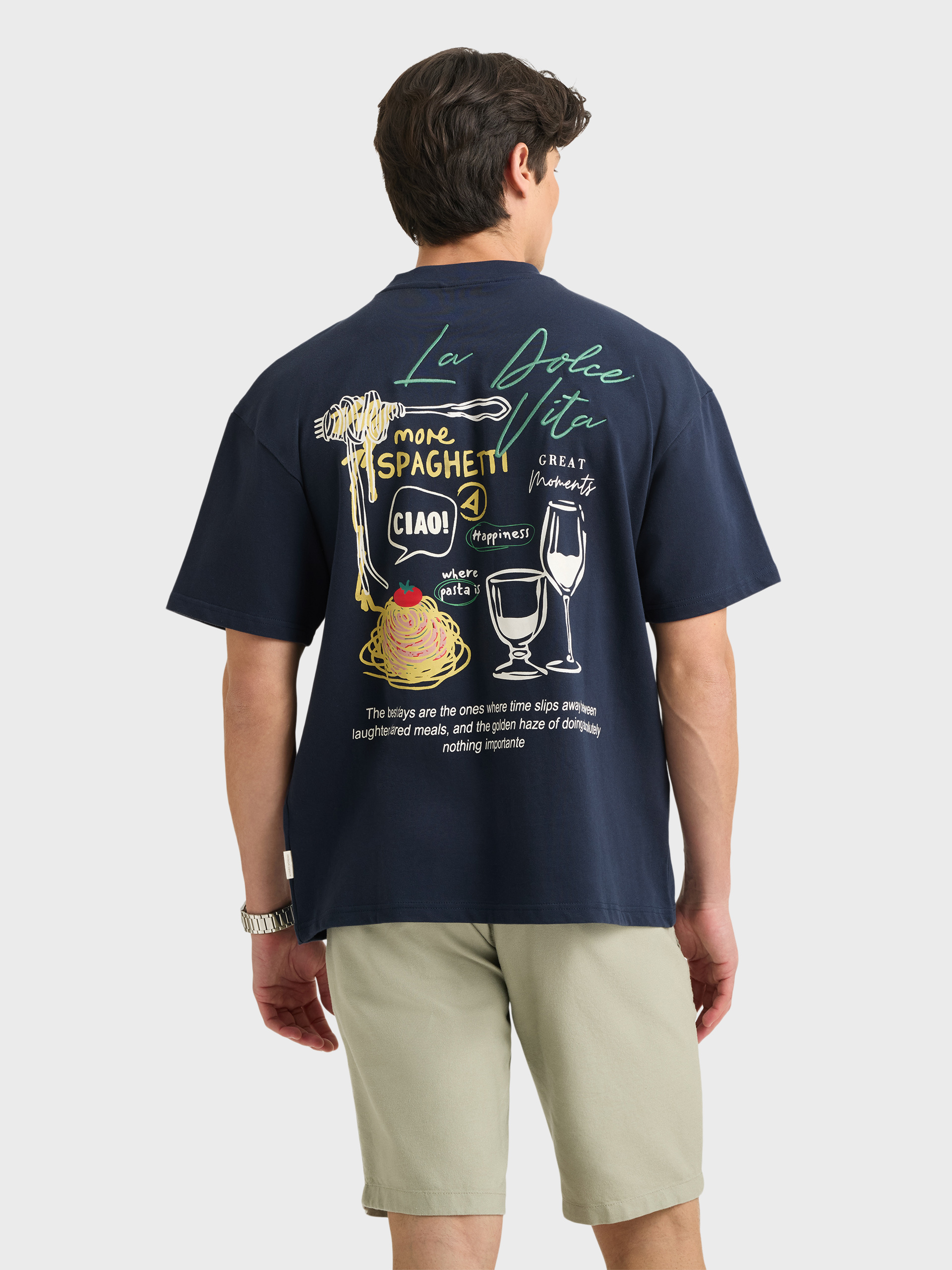 CAMISETA CIAO AZUL MARINO