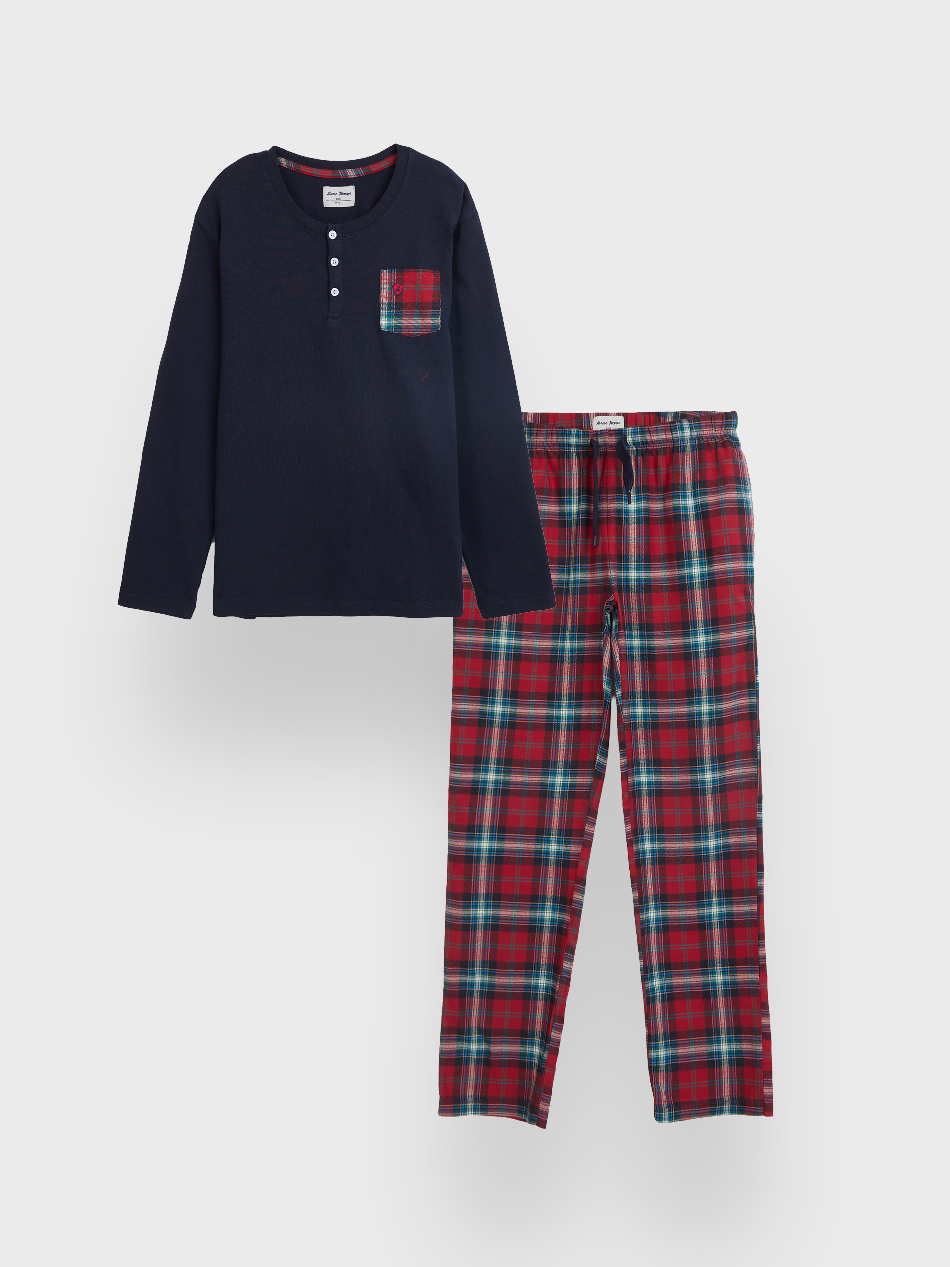 PIJAMA FRANELA KIDS ROJO