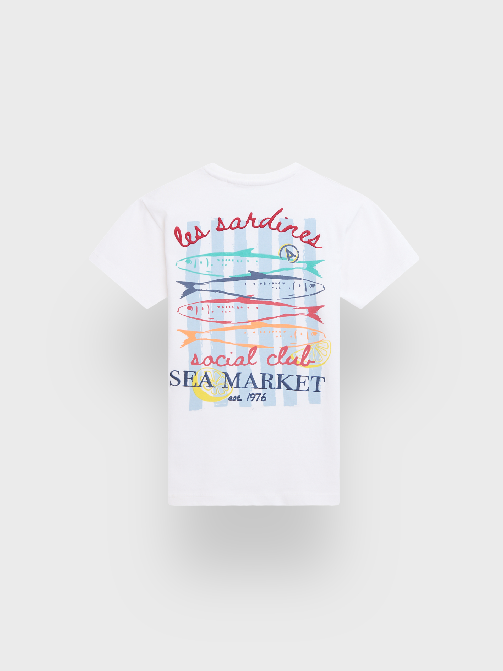CAMISETA SARDINES KIDS BLANCO