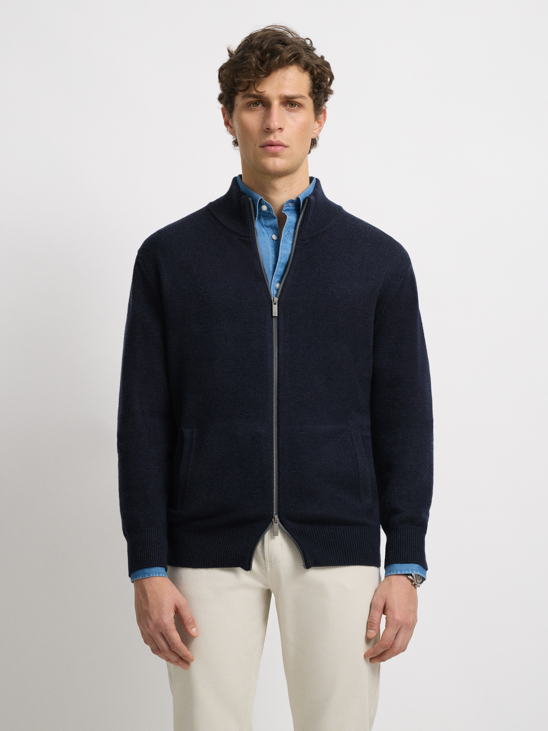 CARDIGAN CORDEN AZUL MARINO
