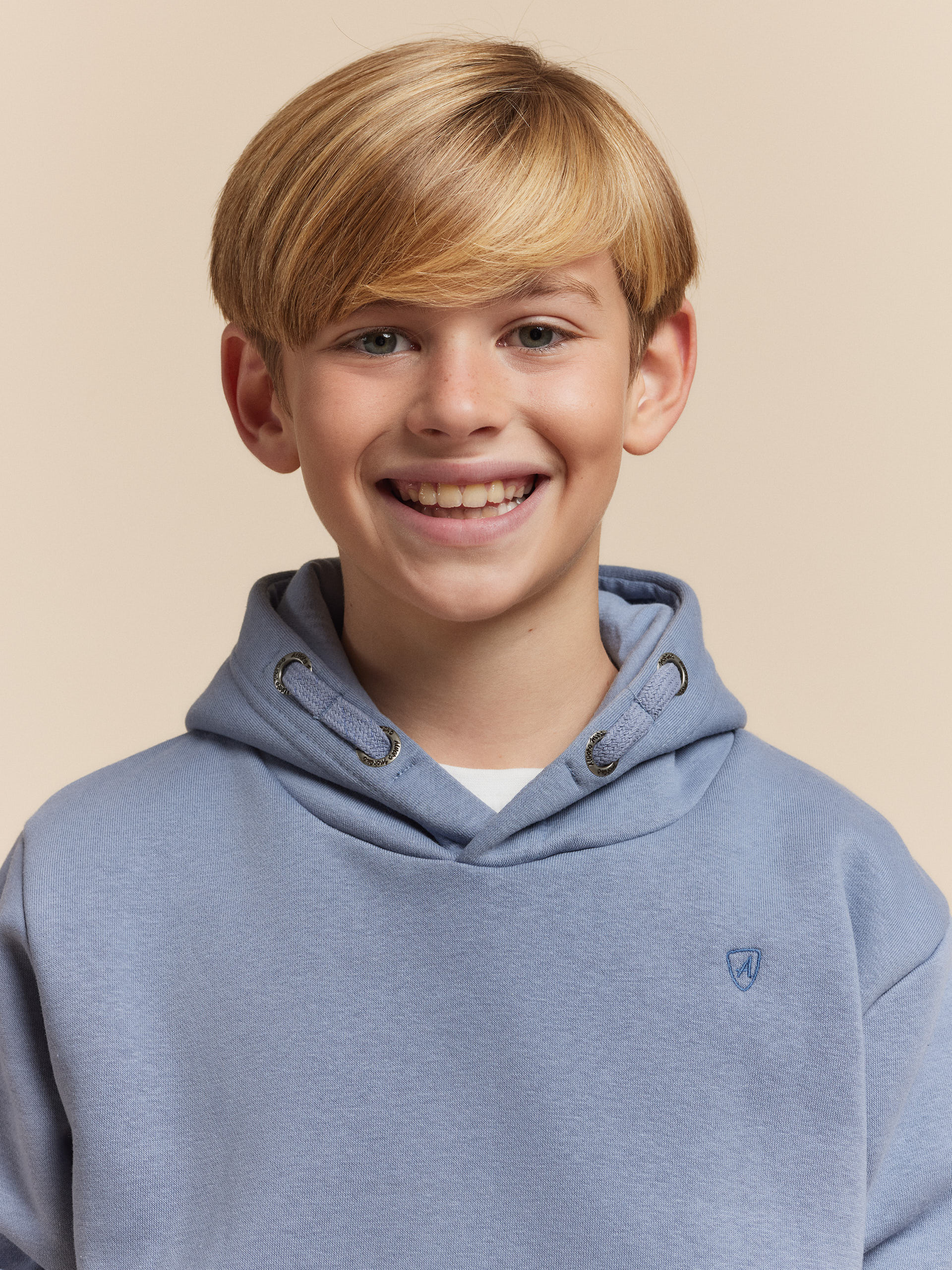 SUDADERA NELLAN KIDS CELESTE