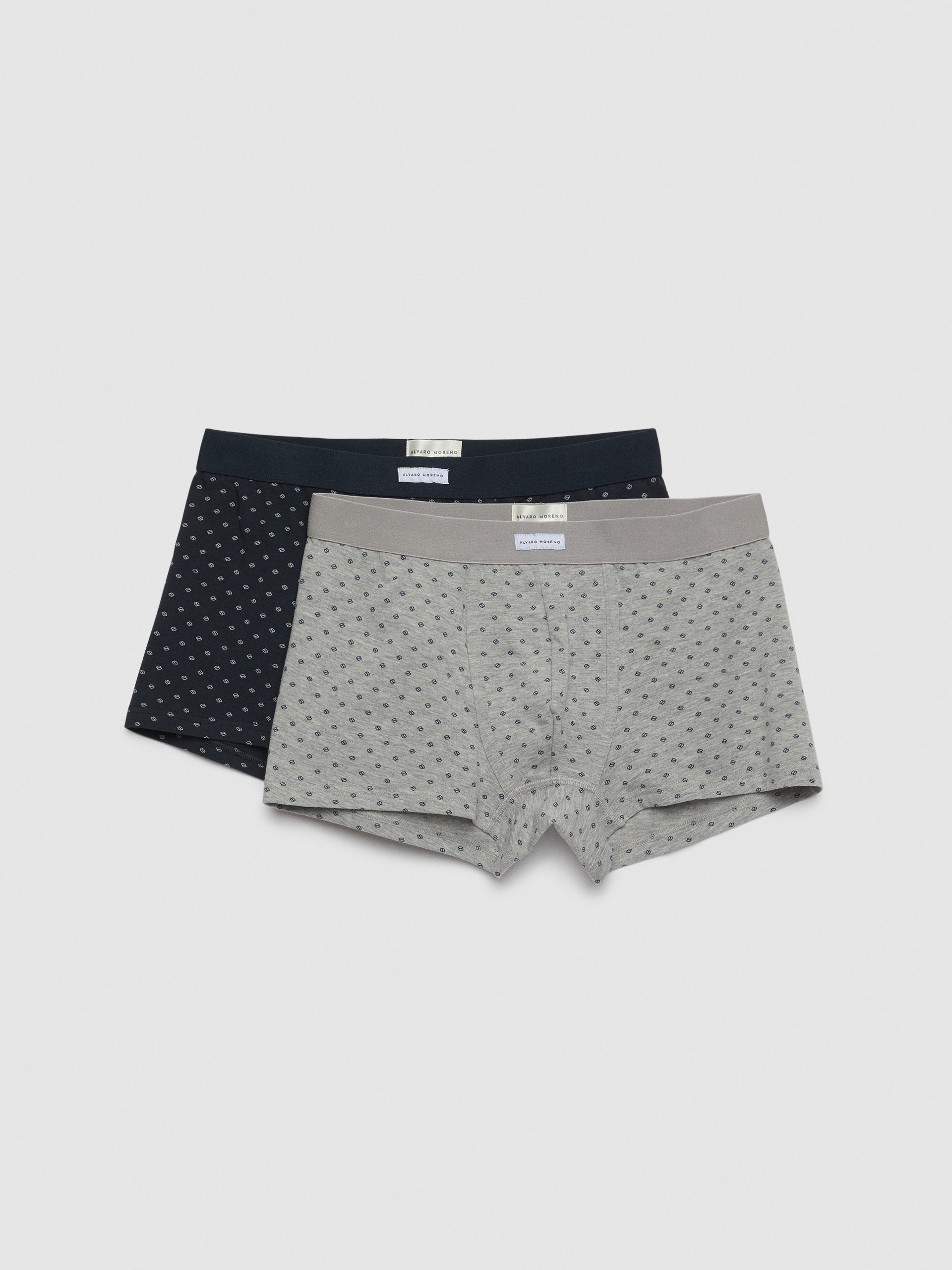 BOXER GRAIN AZUL MARINO