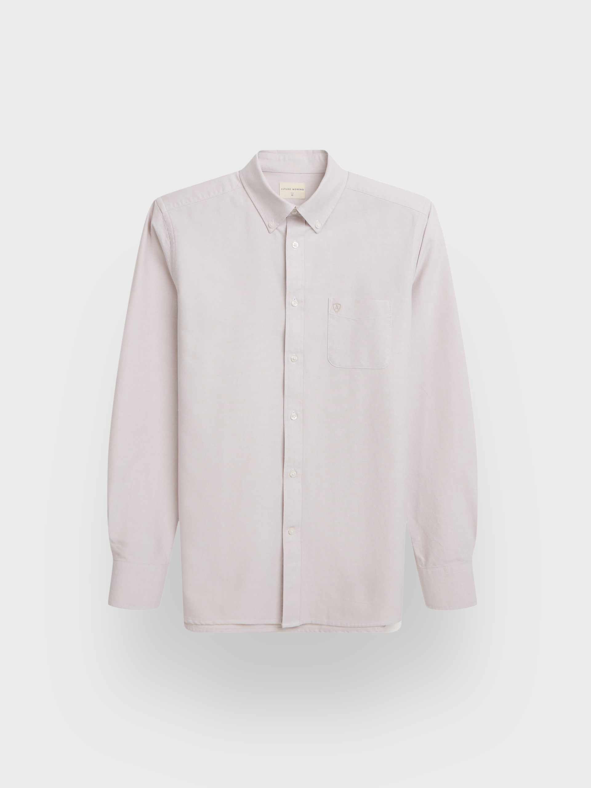 CAMISA OXFORD POCKET BEIGE