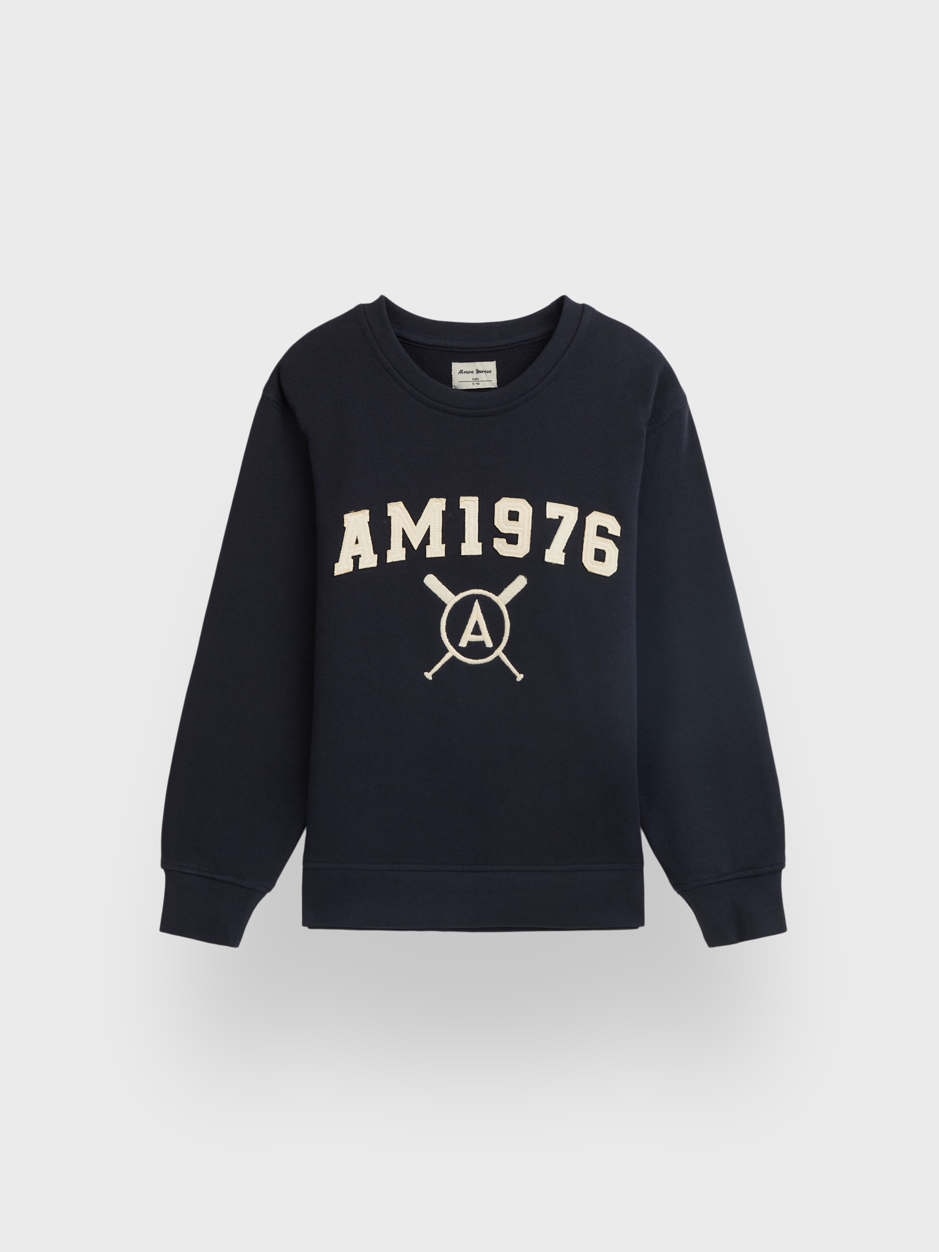 SUDADERA PATCH KIDS AZUL MARINO