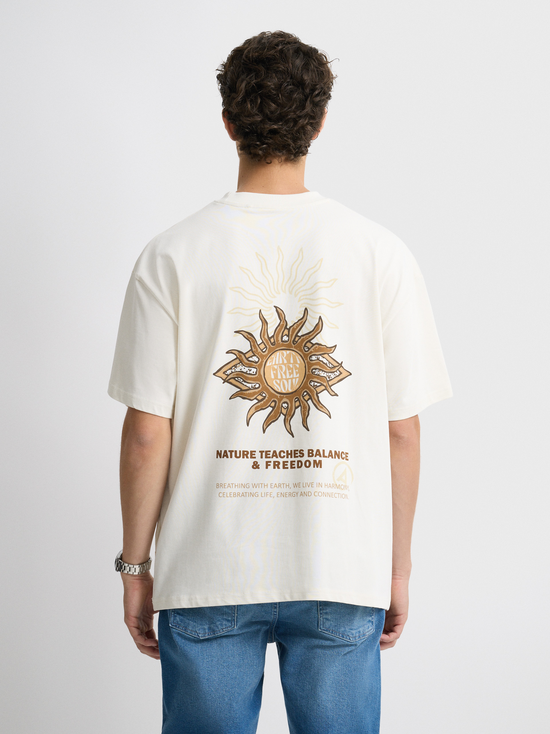 CAMISETA NATURE BLANCO