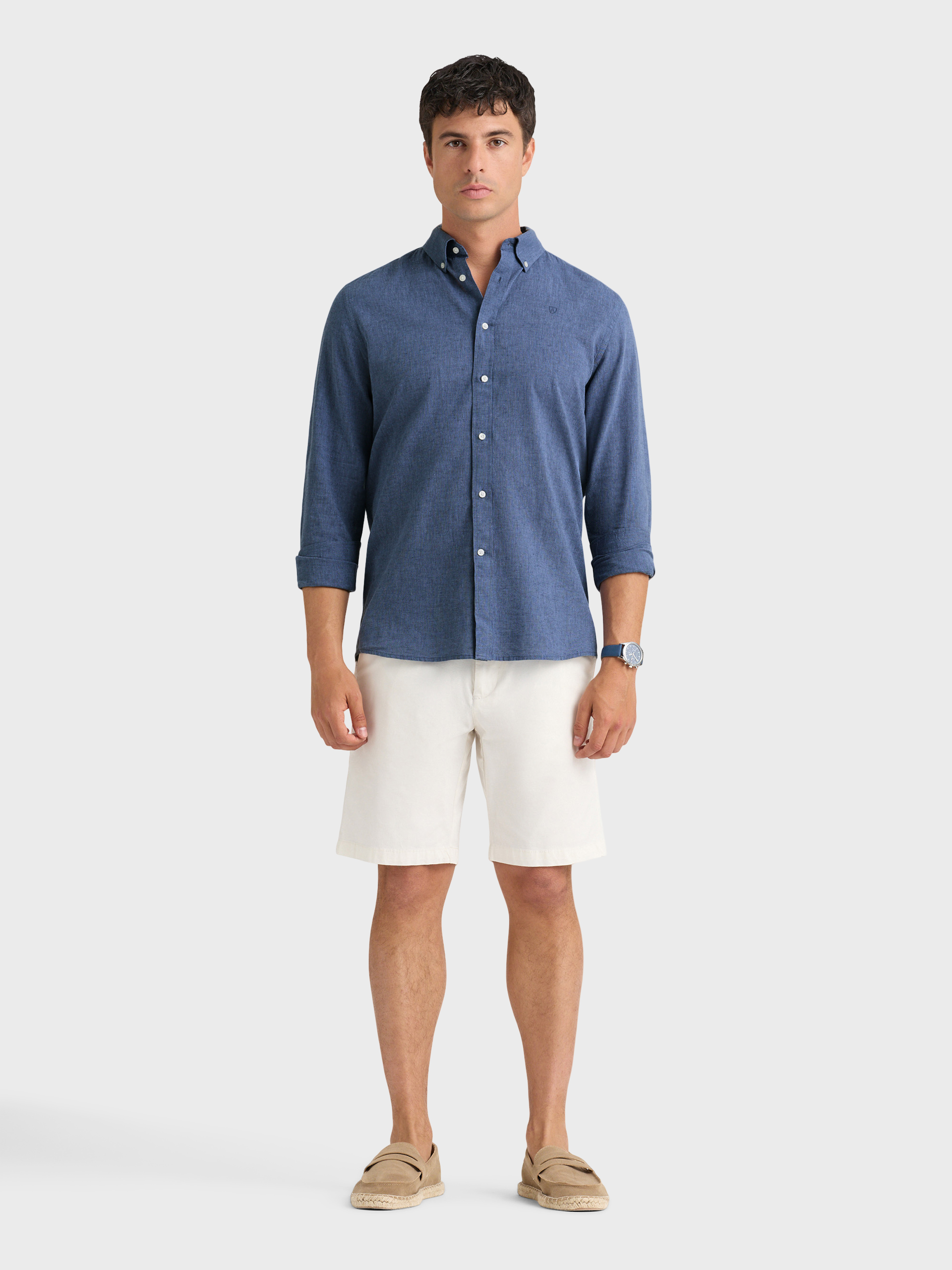CAMISA LINO C.BOTON