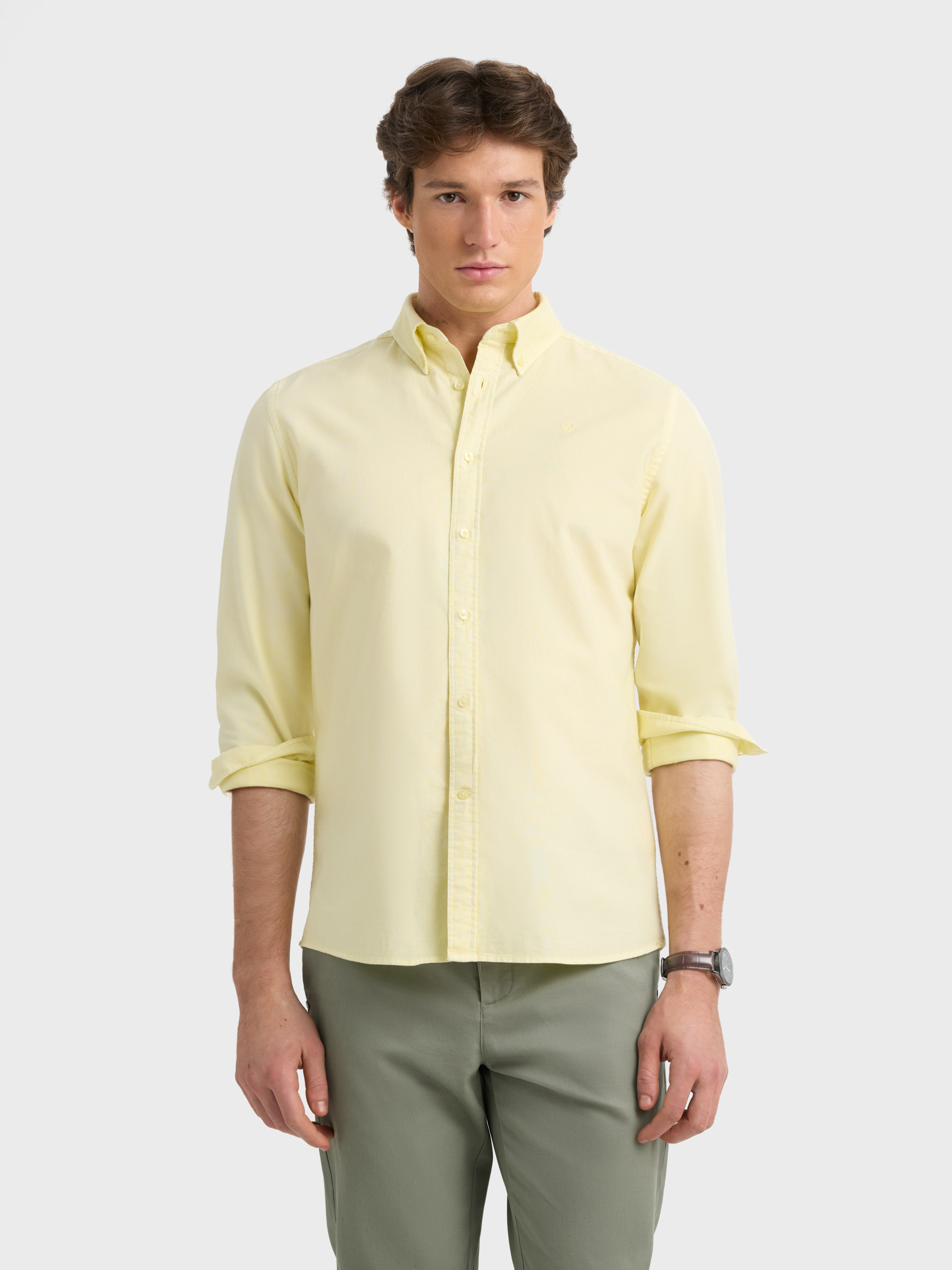 CAMISA OXFORD DYE AMARILLO