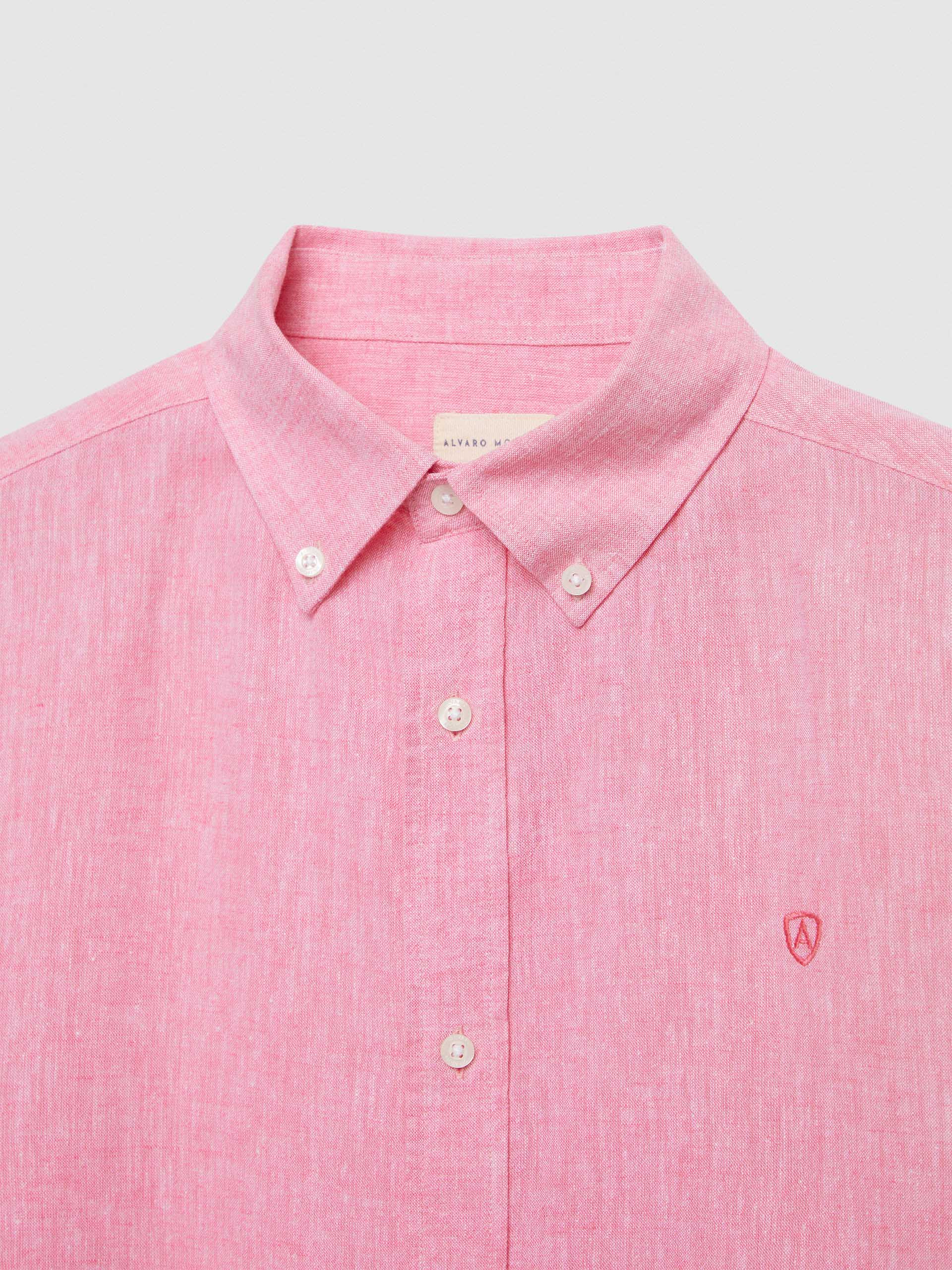 CAMISA LINO C. BOTON