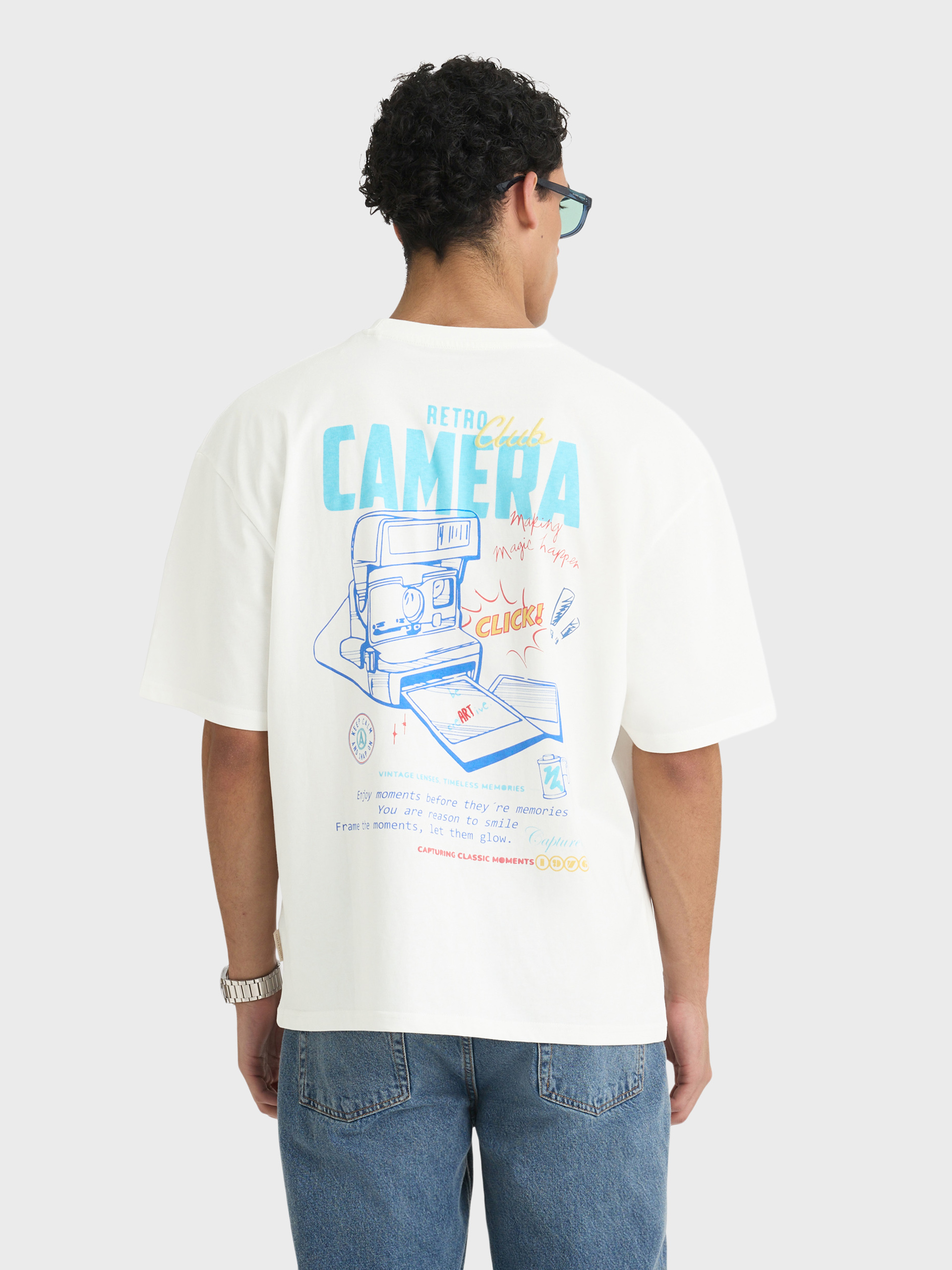 CAMISETA CAMERA BLANCO