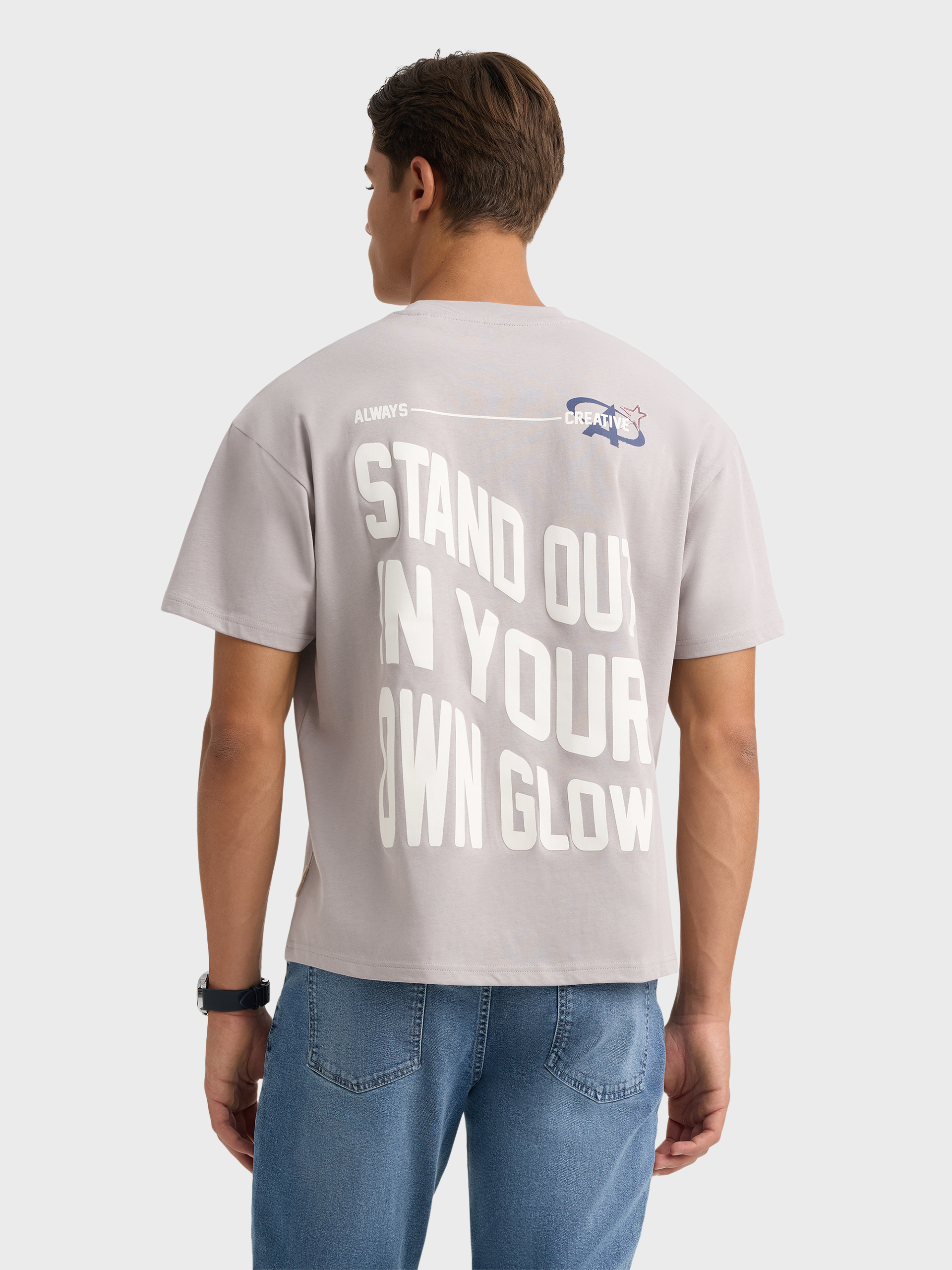 CAMISETA CREATIVE GRIS