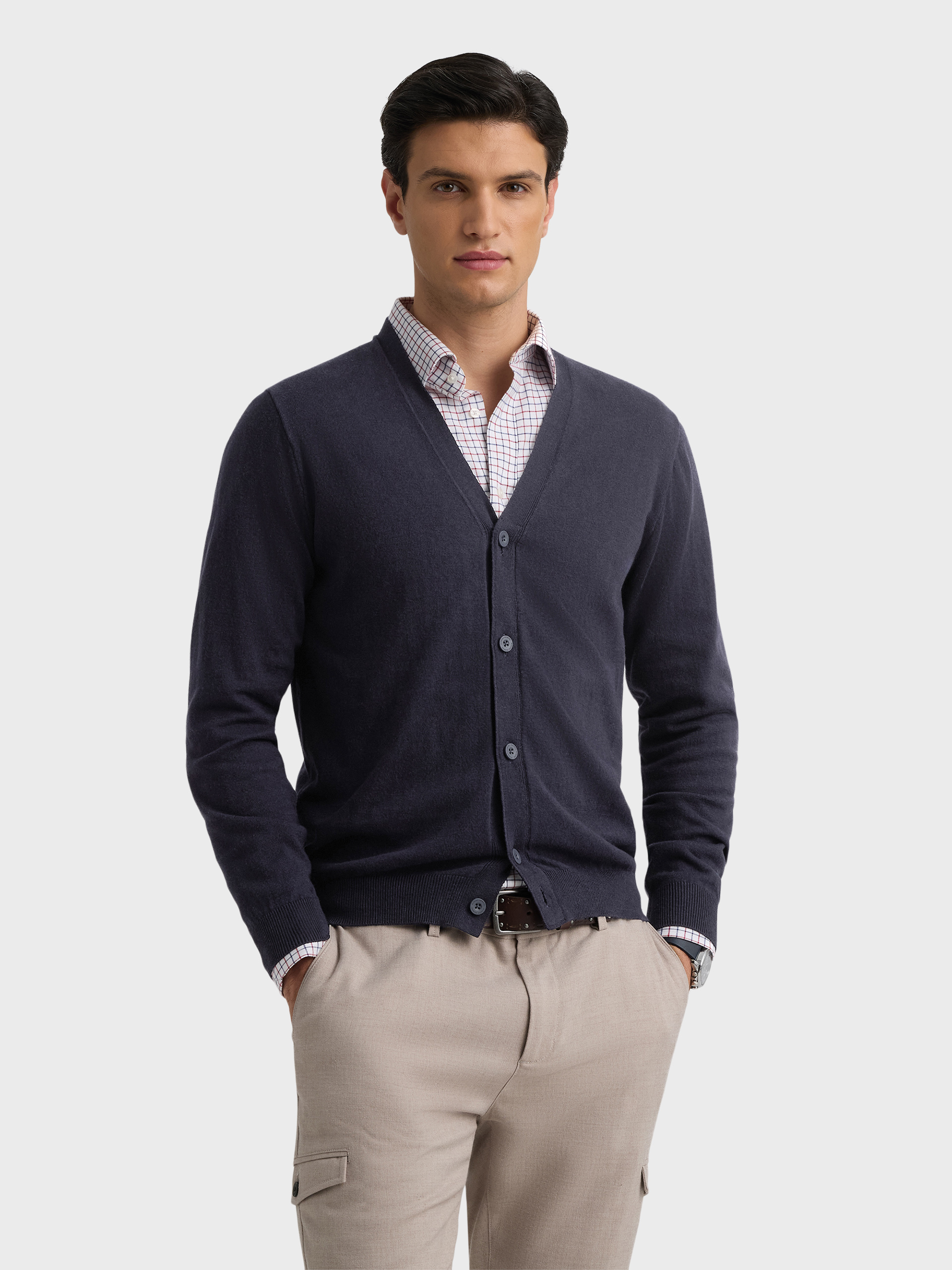 CARDIGAN TURNER AZUL MARINO