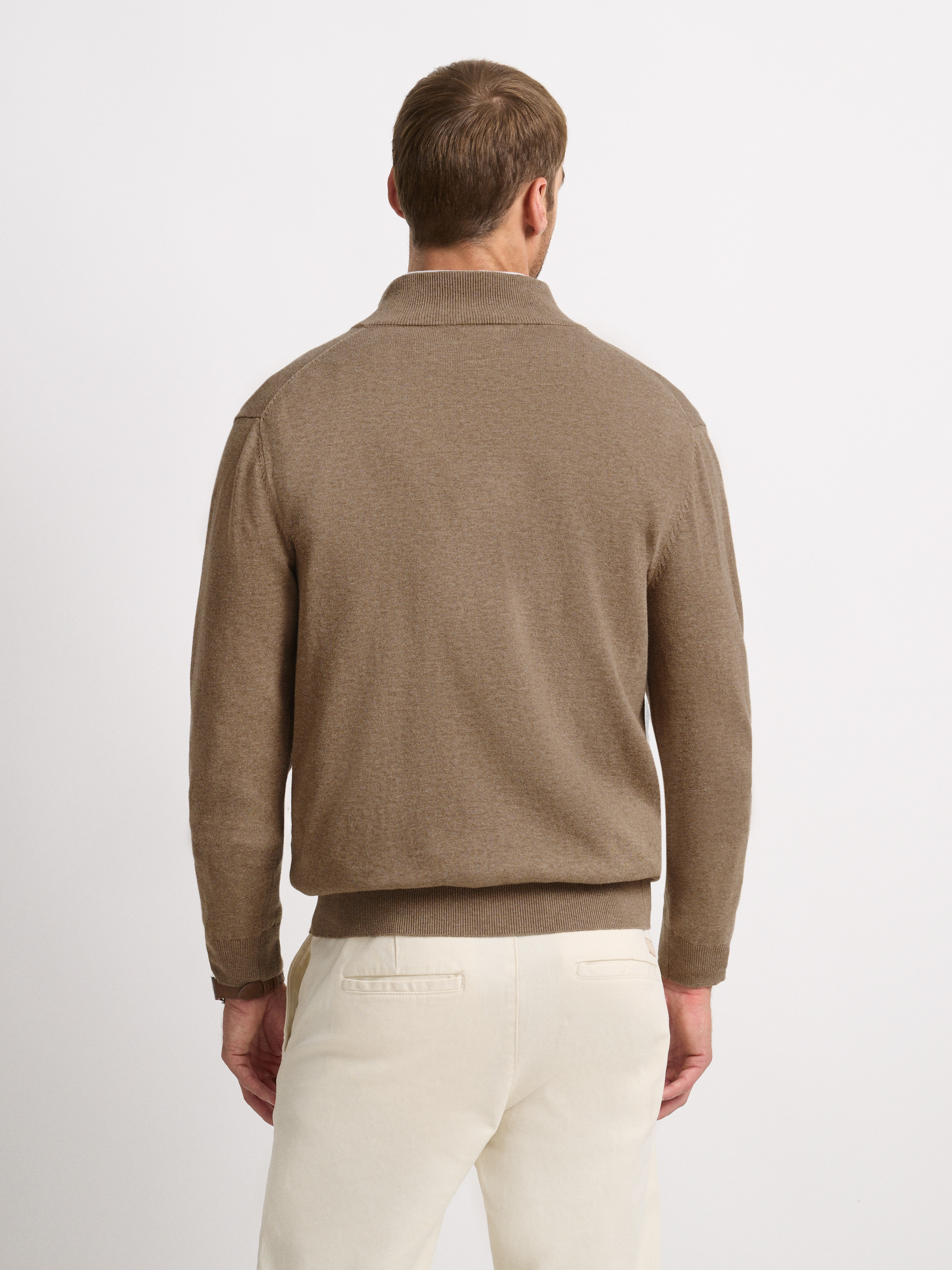JERSEY BUTTON COLLAR