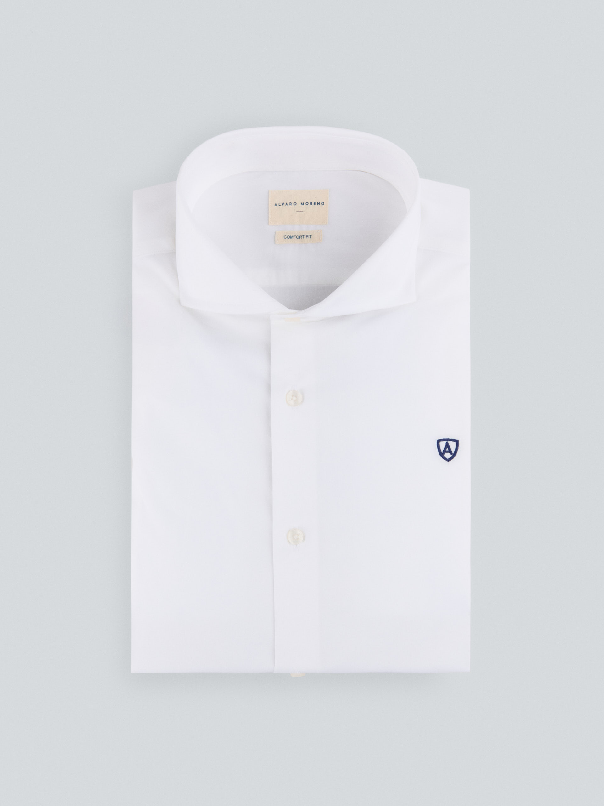CAMISA COMFORT FIL A FIL BLANCO