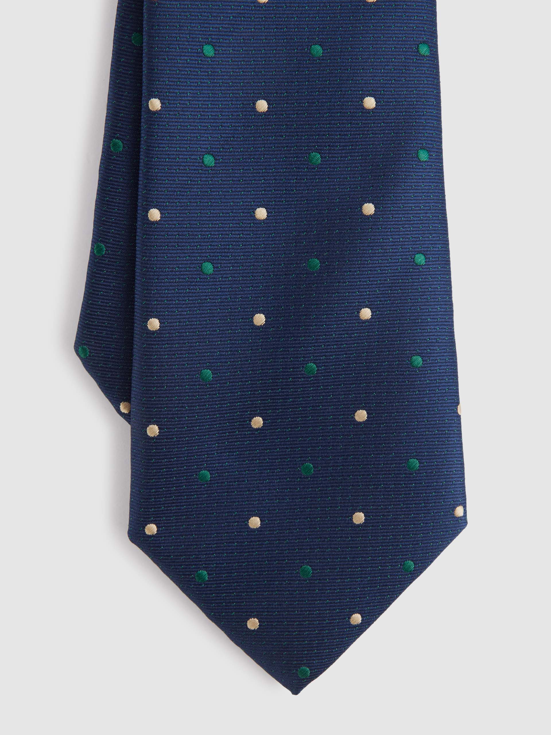 CORBATA JACQUARD MF AZUL MARINO