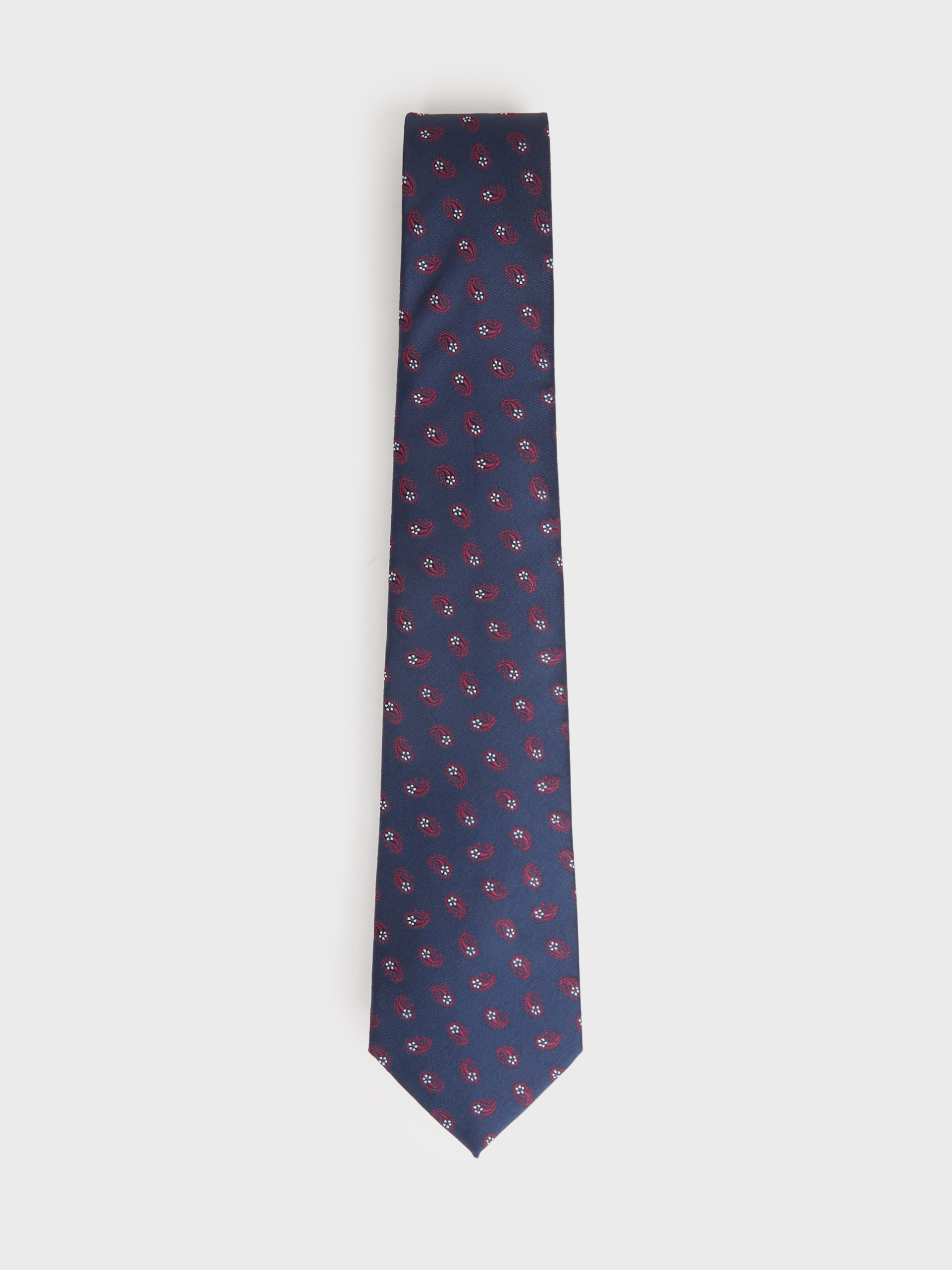 CORBATA JAQUARD MF AZUL MARINO