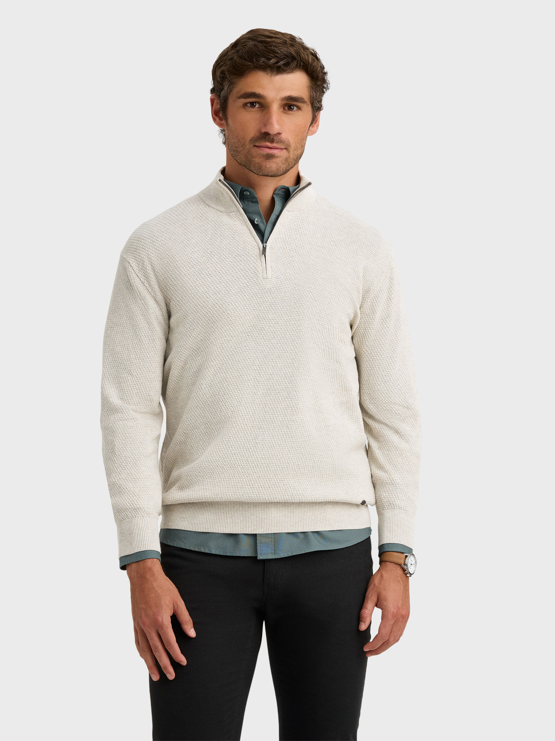 JERSEY CREMALLERA CRUDO