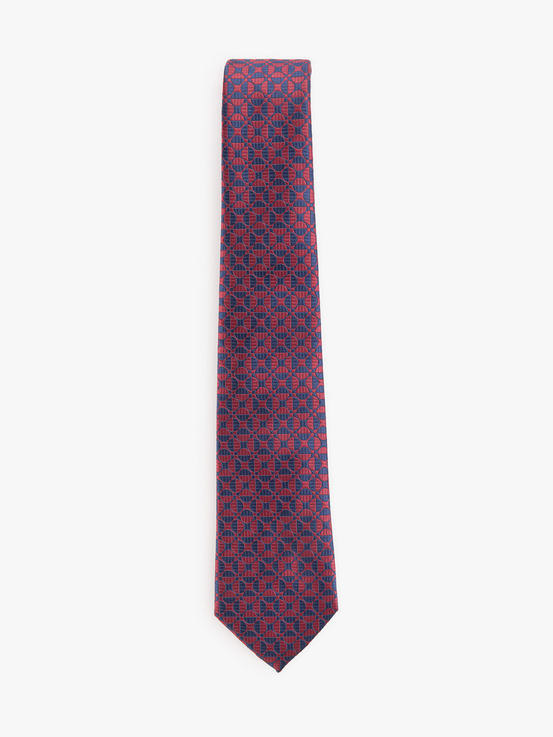 CORBATA JACQUARD MF BURDEOS