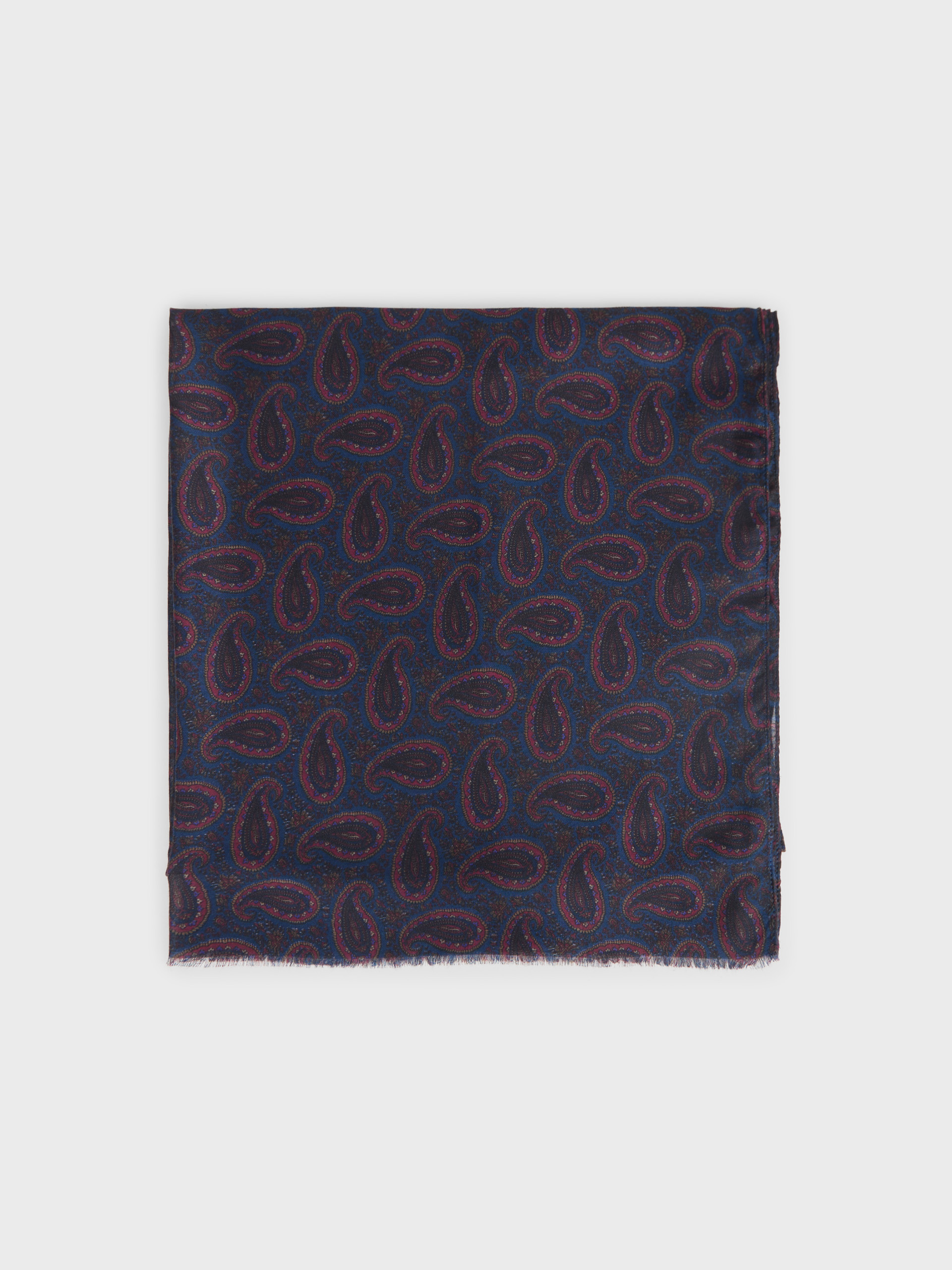 FOULARD PRINT AZUL MARINO