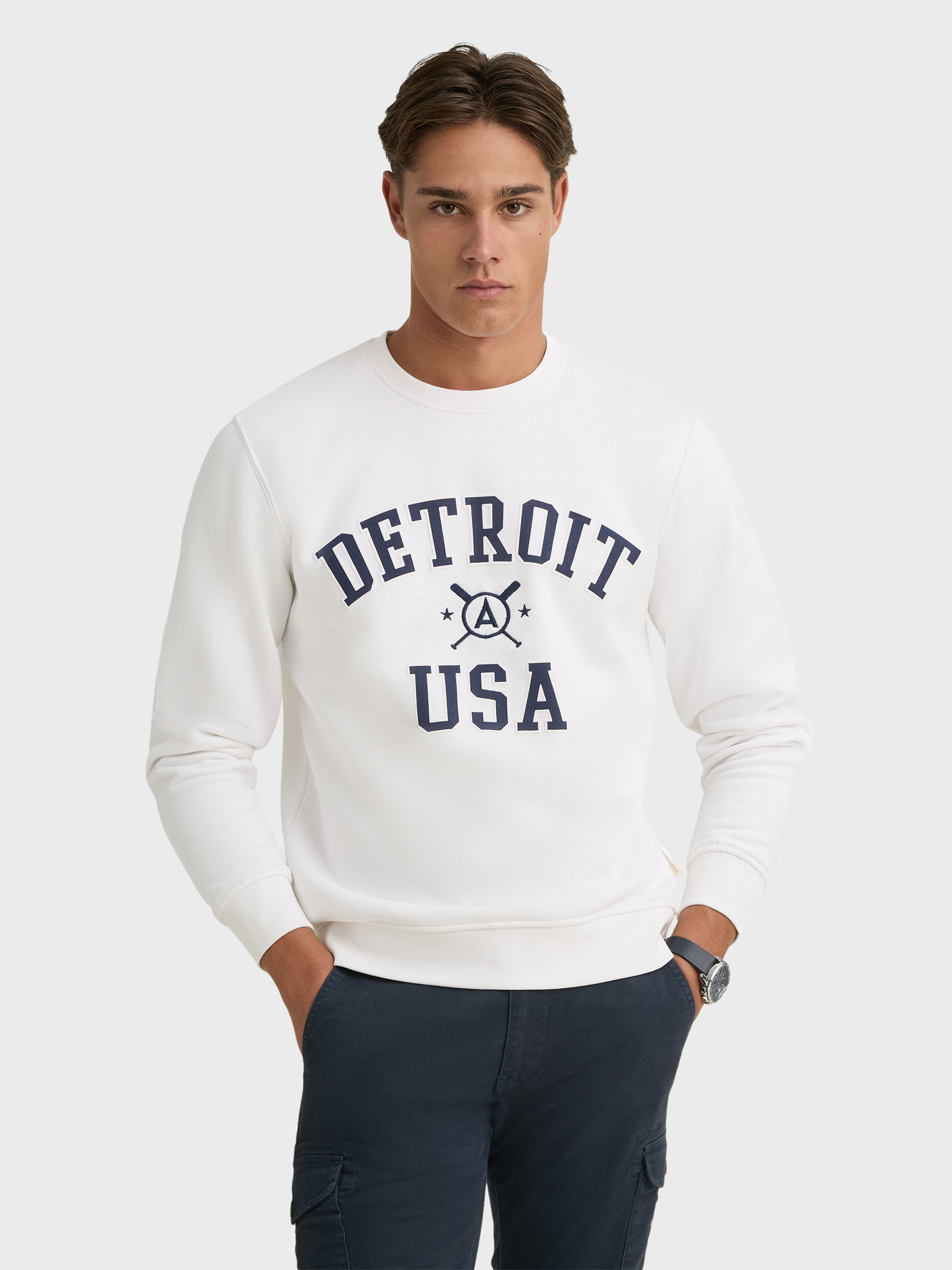 SUDADERA DETROIT CRUDO