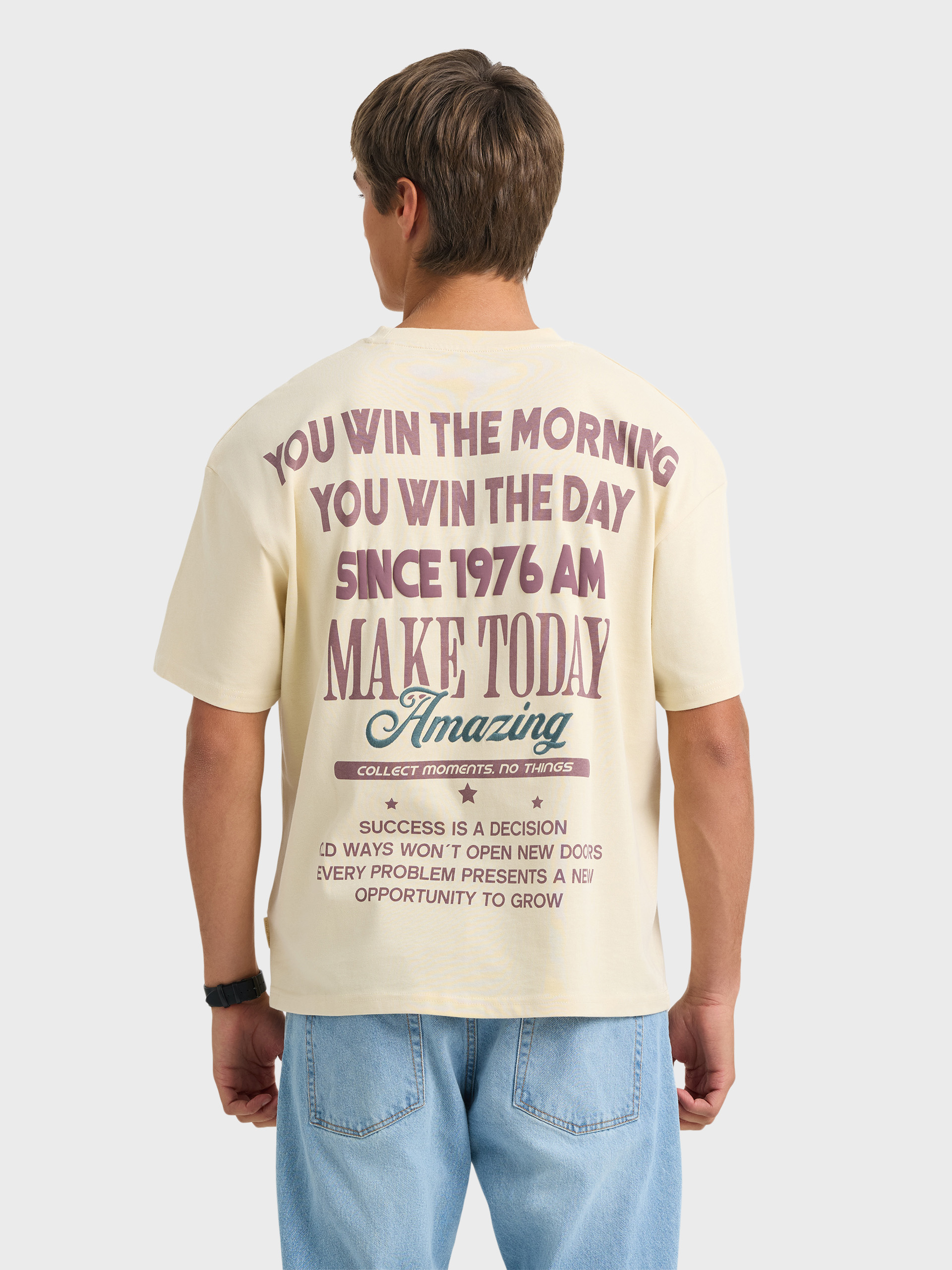 CAMISETA AMAZING BEIGE