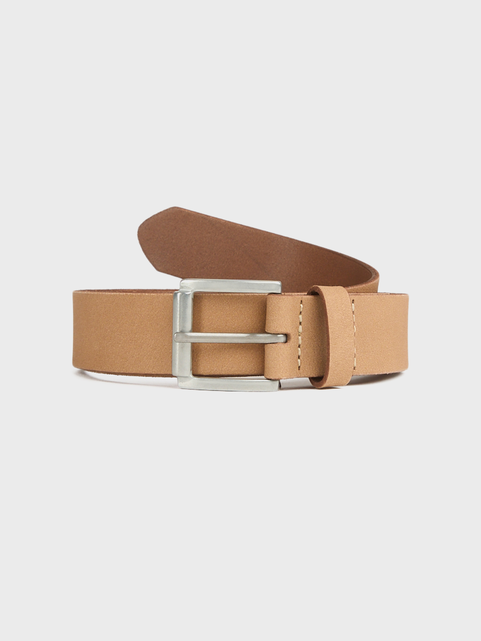 CINTURON NOBUCK BEIGE