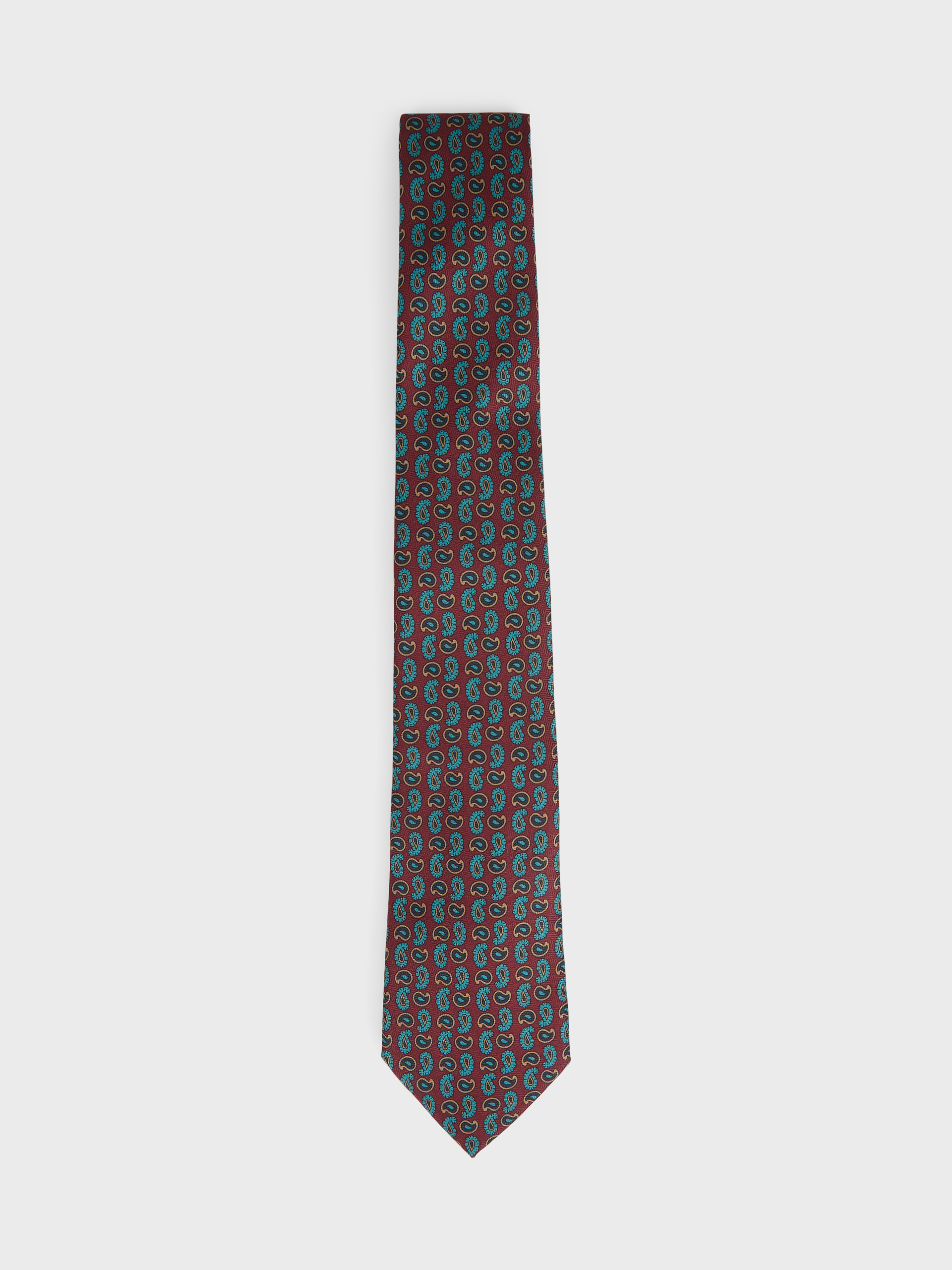 CORBATA PRINTED BURDEOS