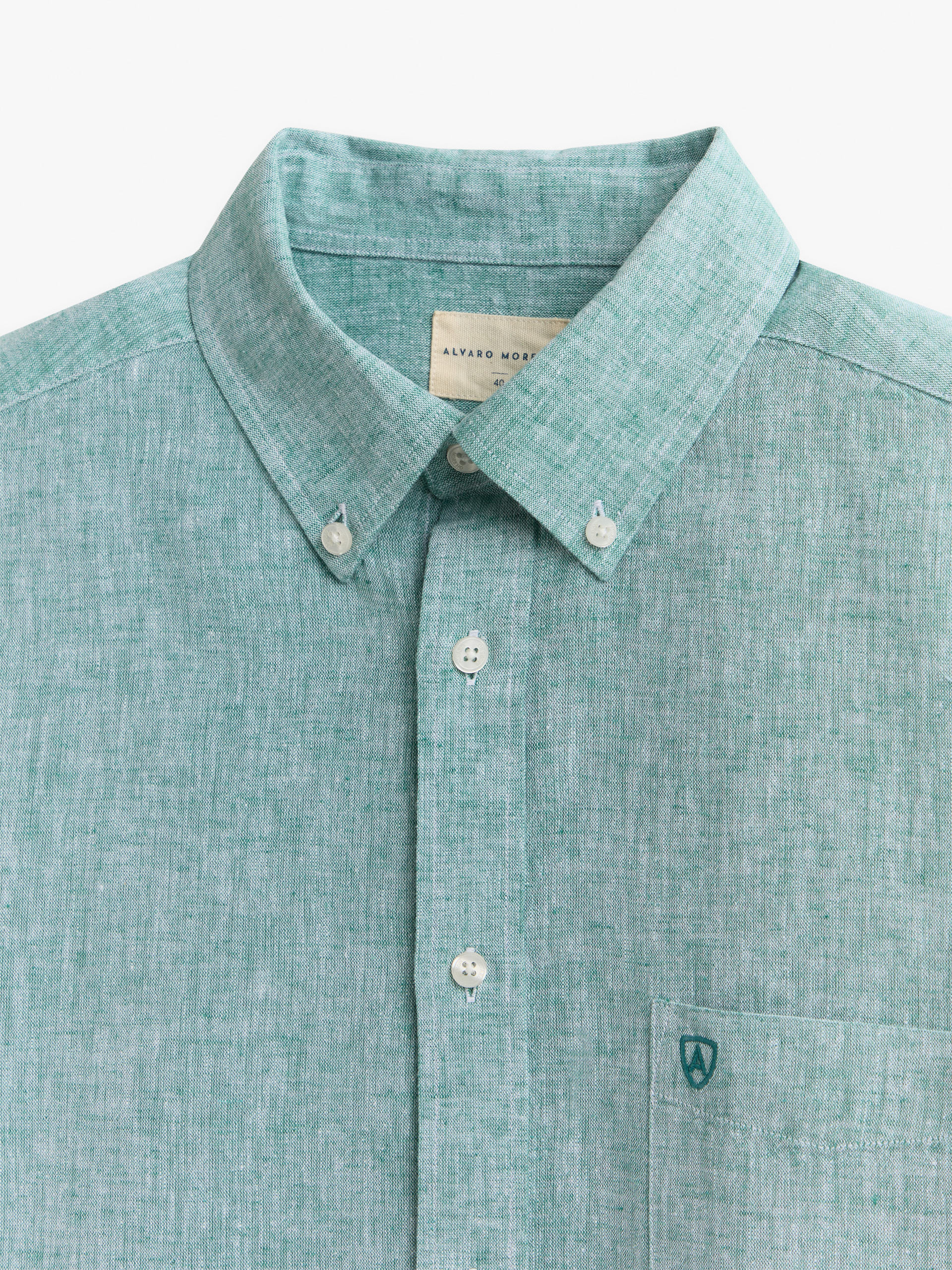 CAMISA LINO BOLSILLO