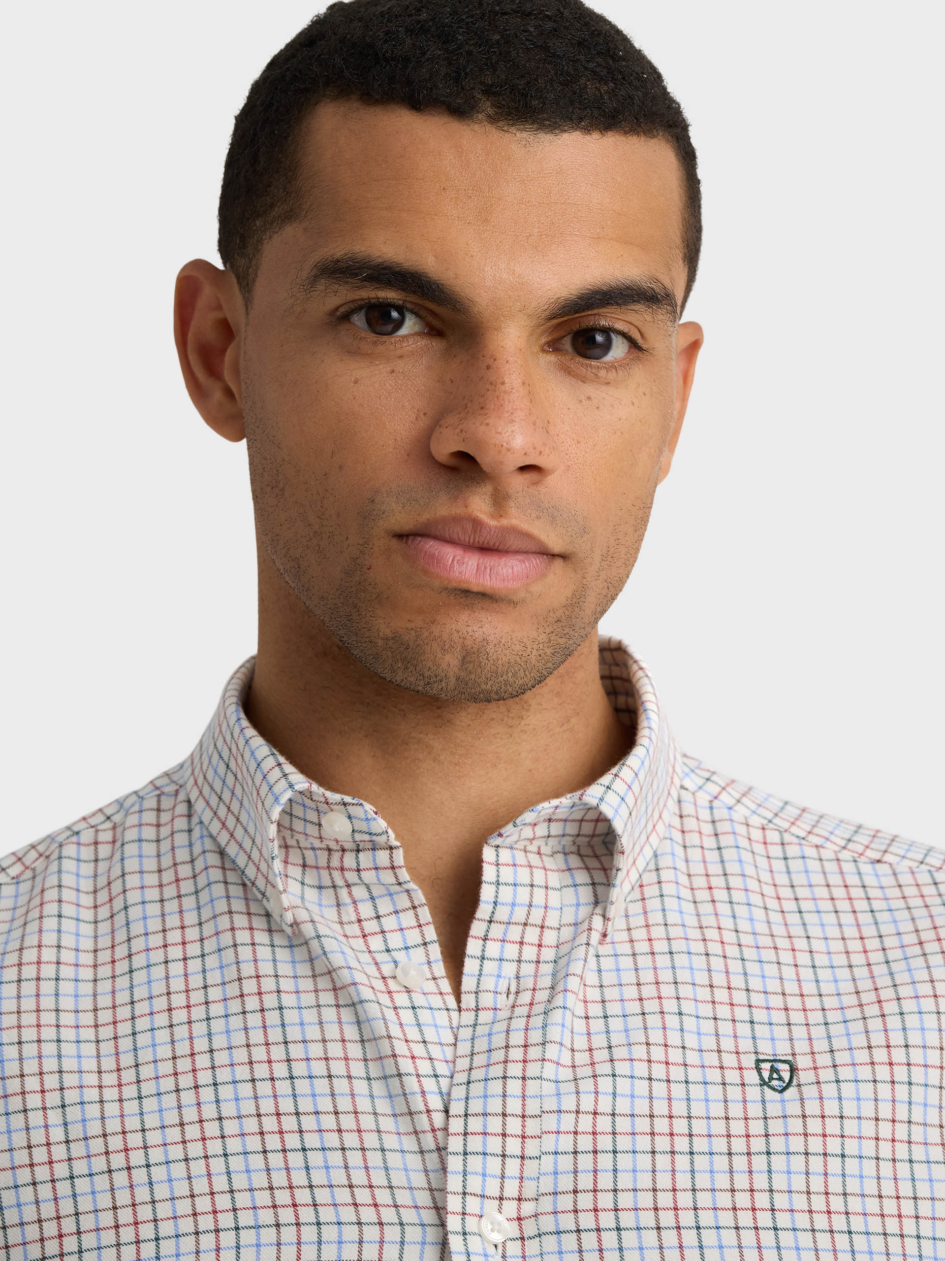 CAMISA FLANNEL CHECKS BEIGE