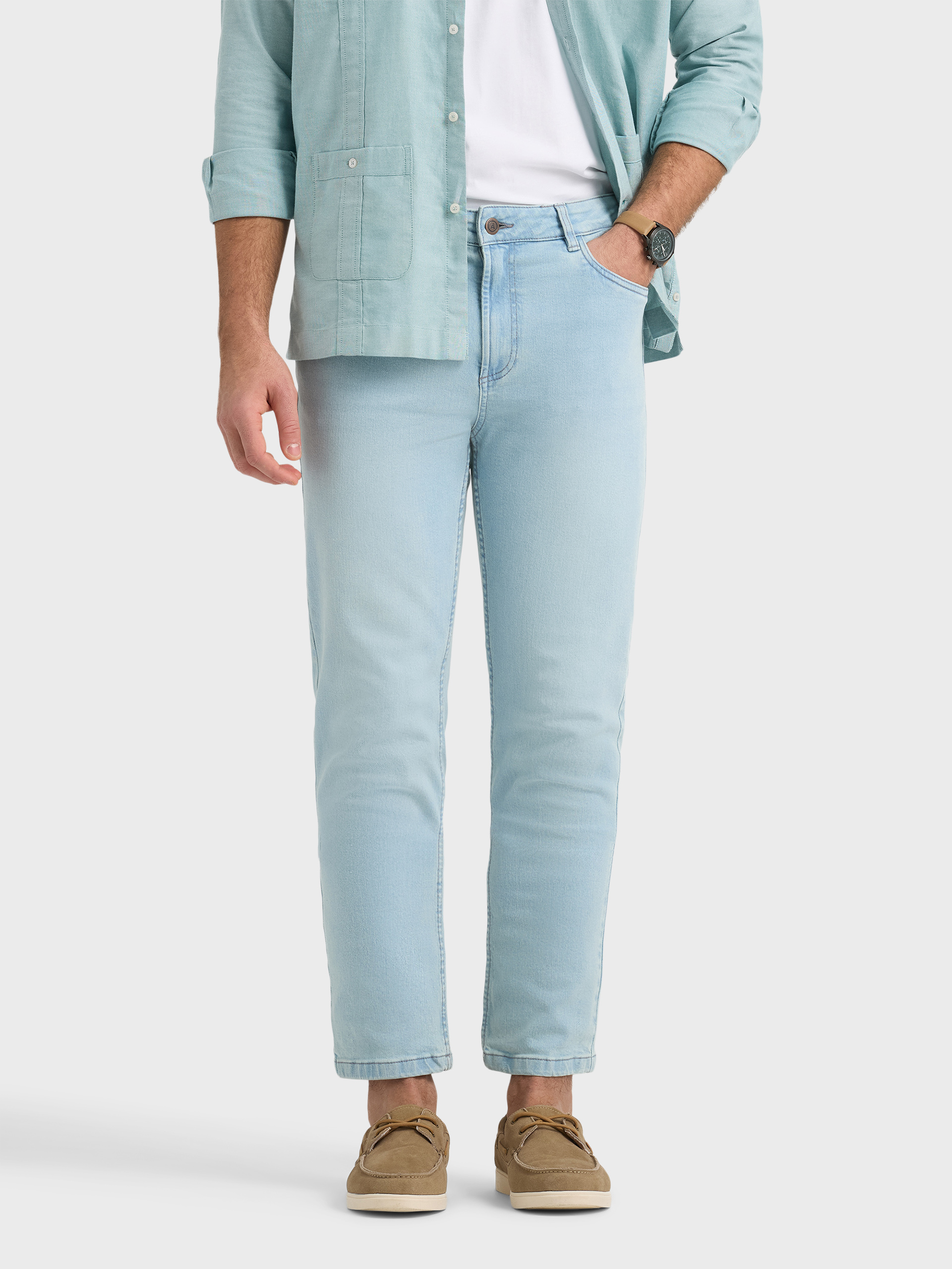 DENIM COMFORT REGULAR CELESTE