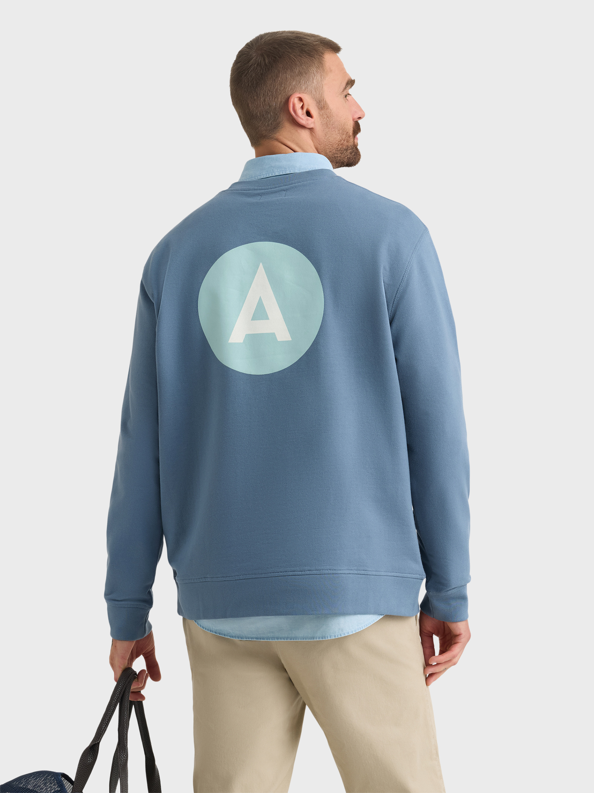 SUDADERA LOGO AZUL