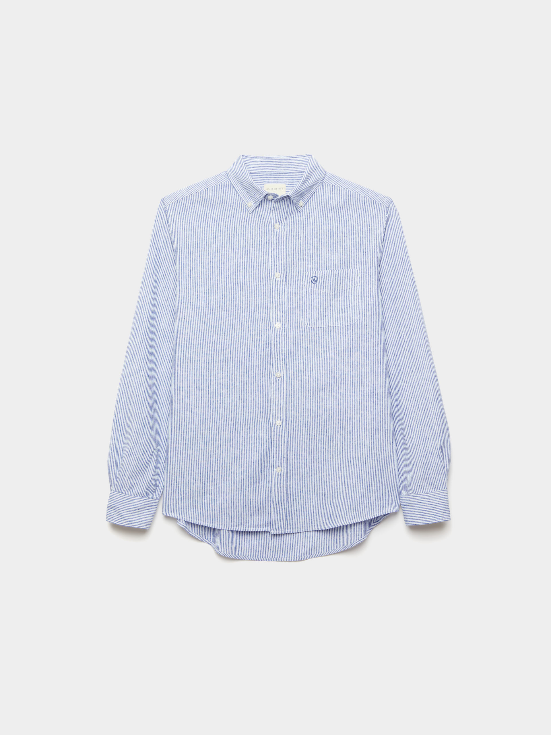 CAMISA LINO RAYAS BD