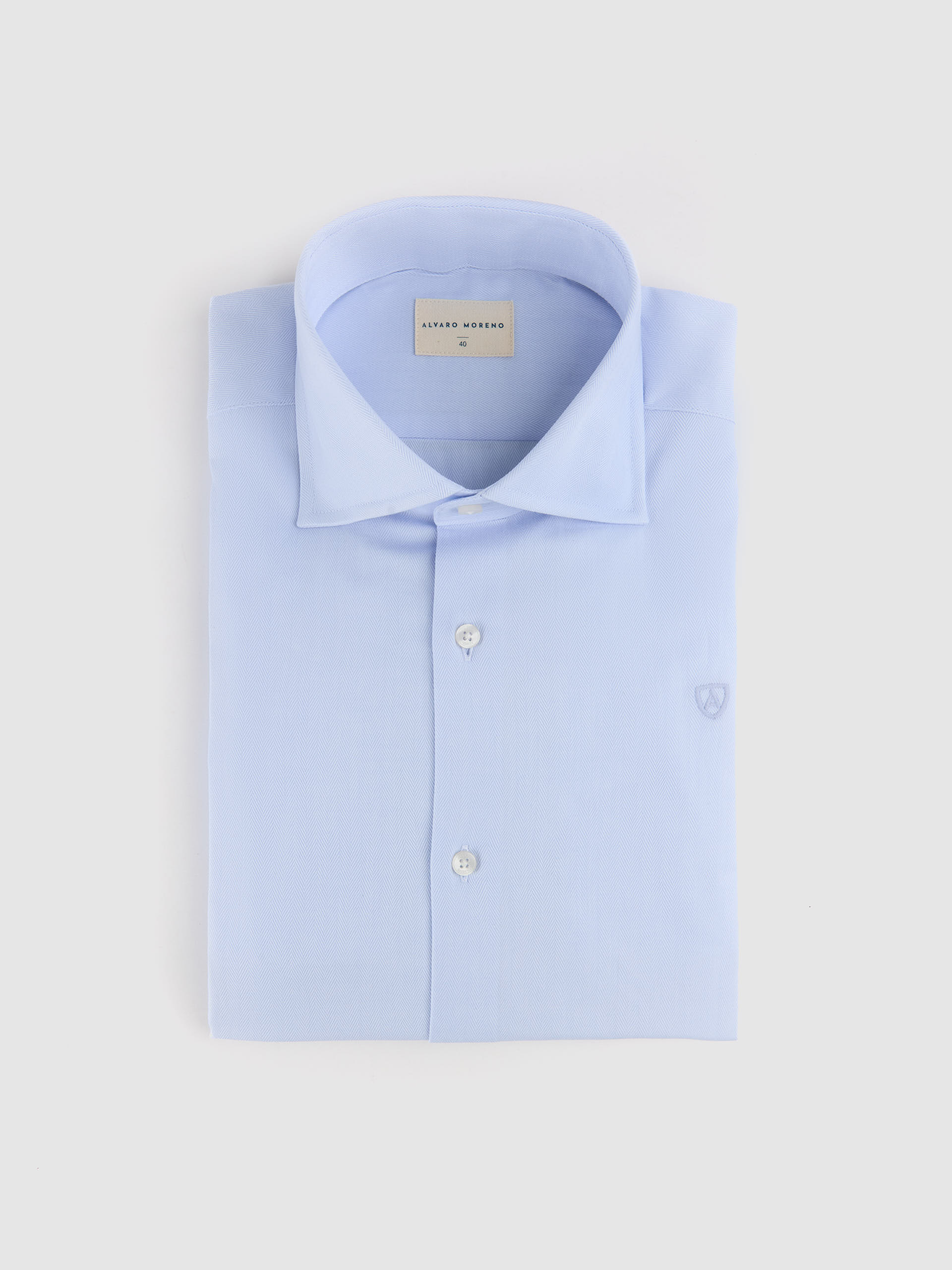 CAMISA VESTIR ESPIGA CELESTE