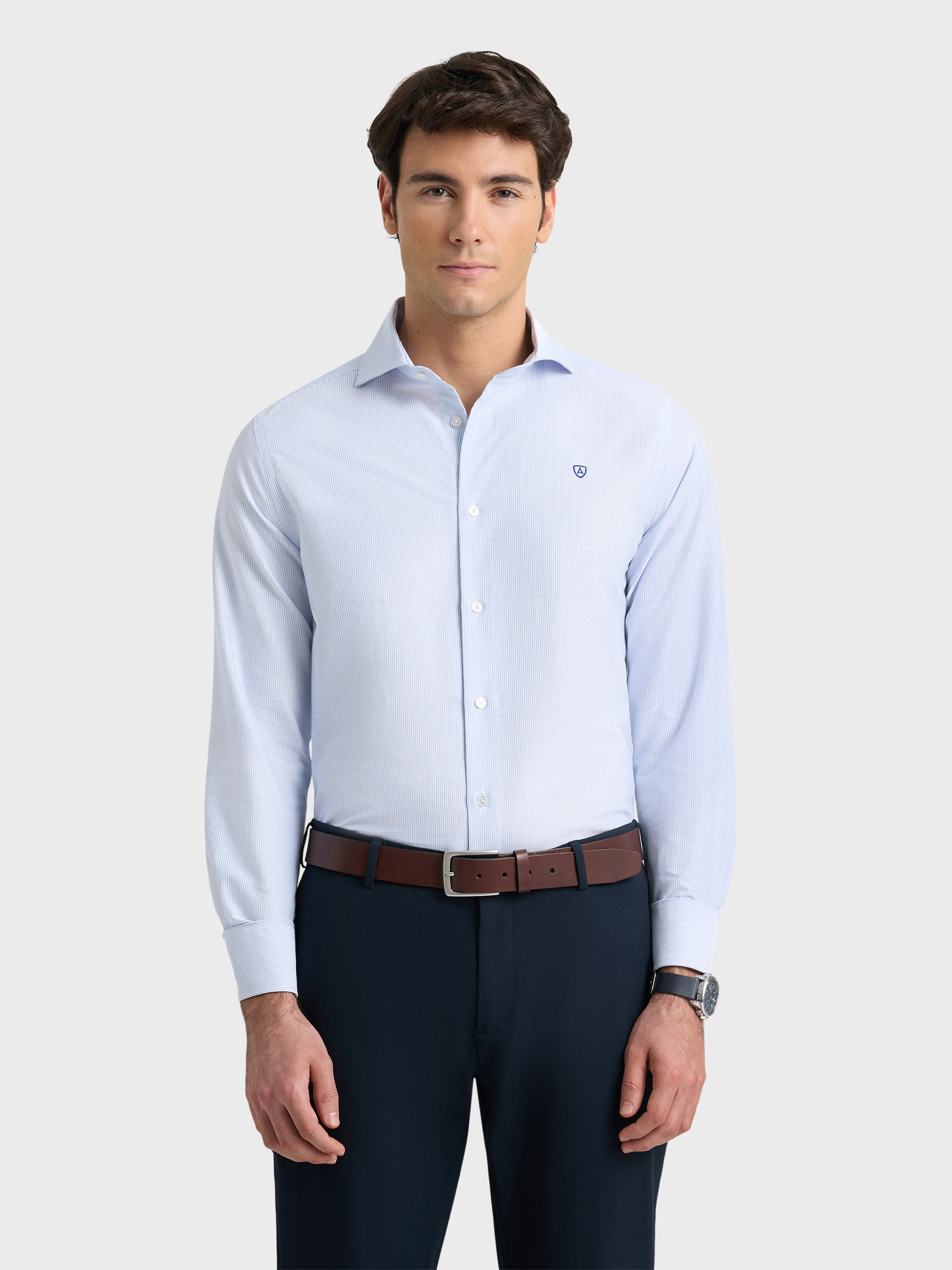 CAMISA P.POINT RAYAS AZUL