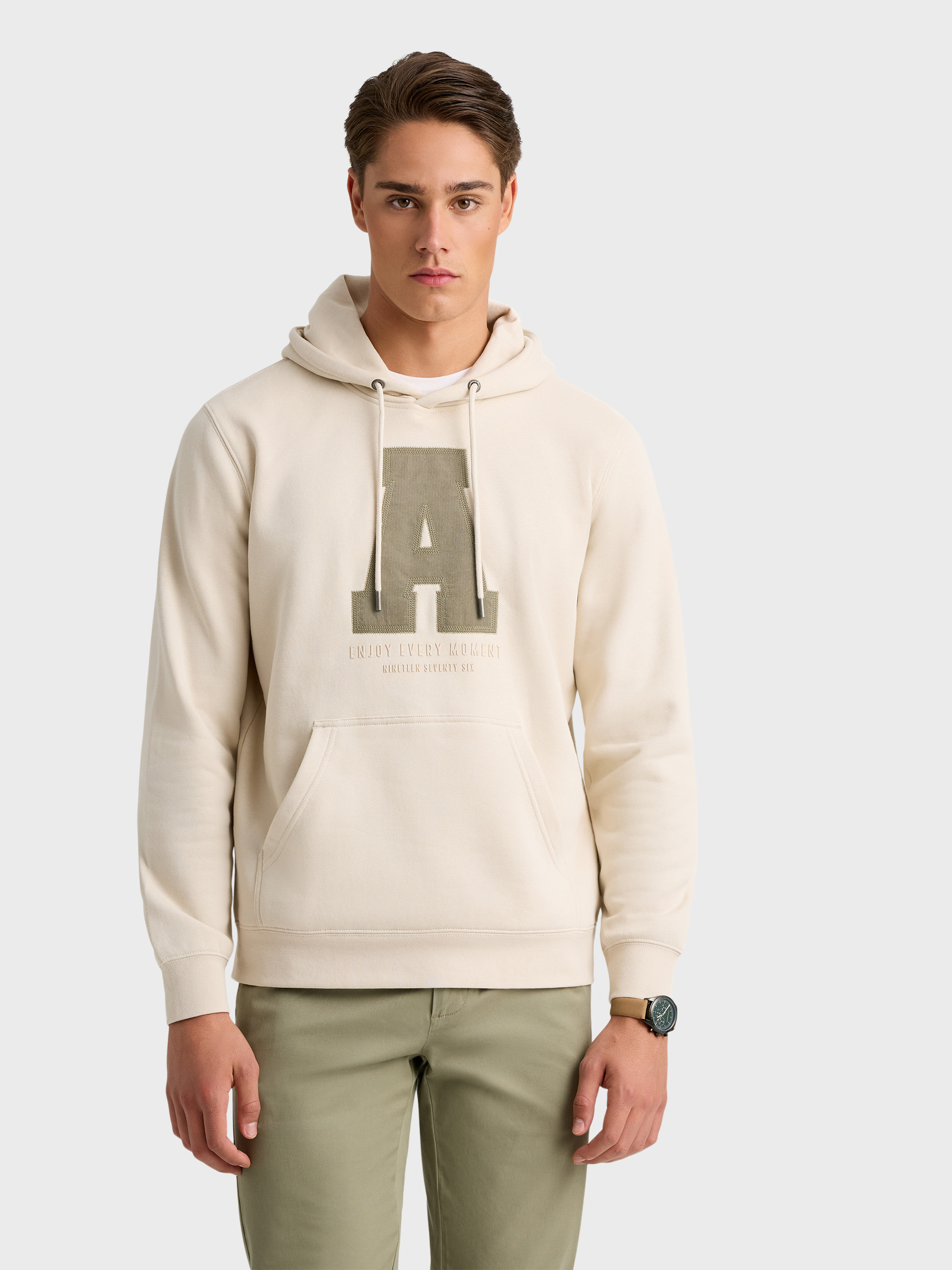 SUDADERA MOMENT BEIGE