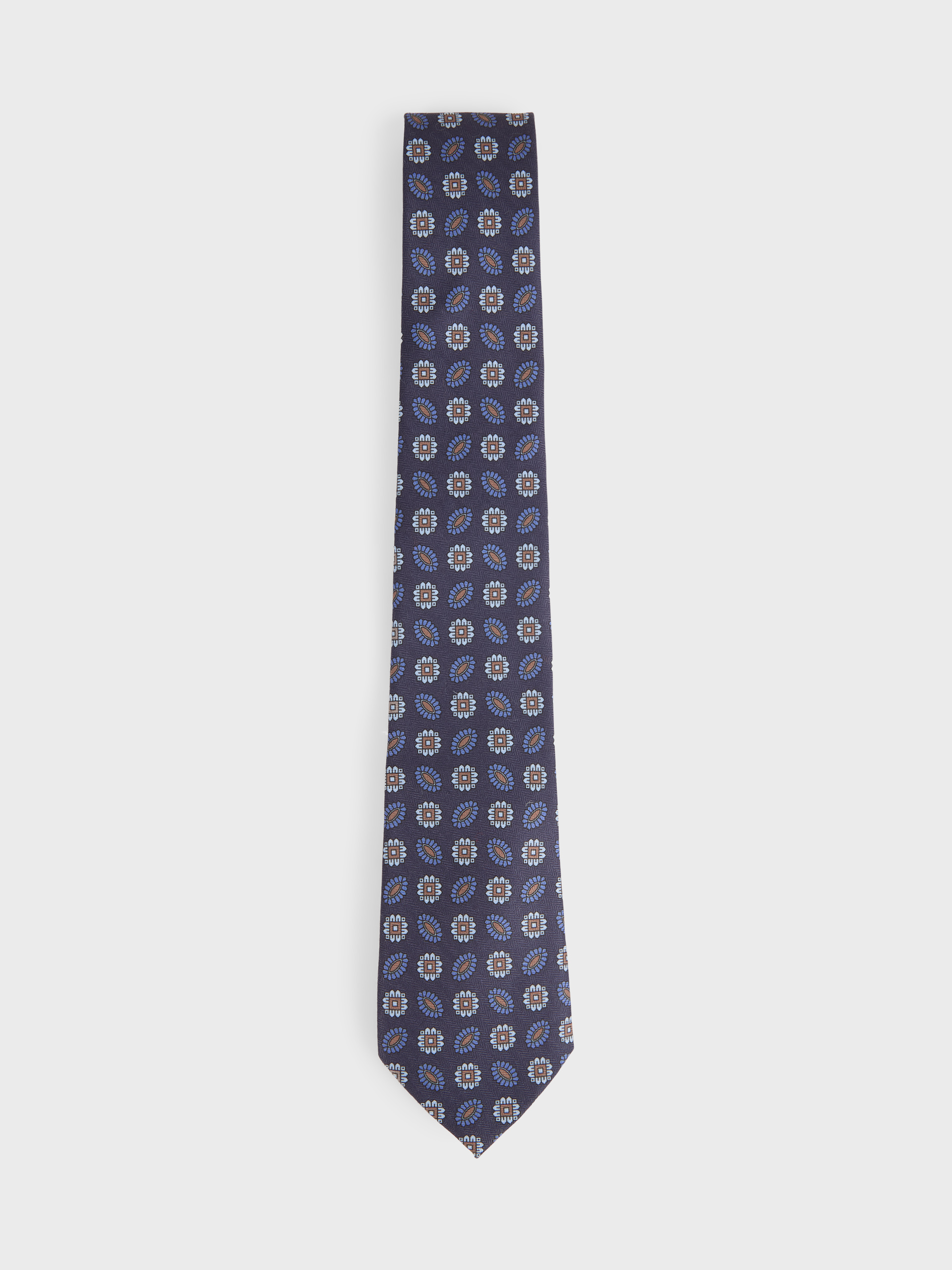 CORBATA PRINTED AZUL MARINO