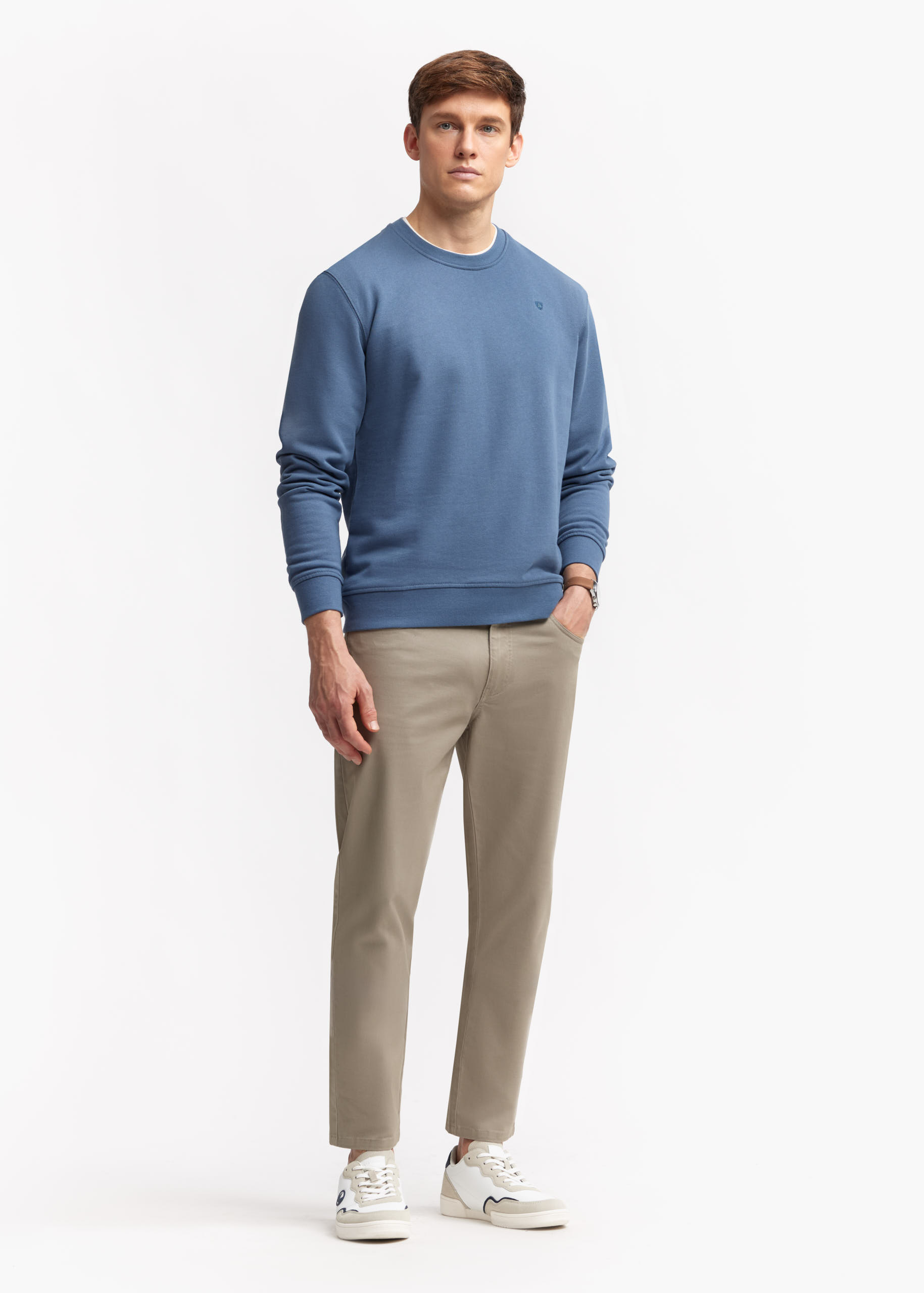 SUDADERA BASICA AZUL