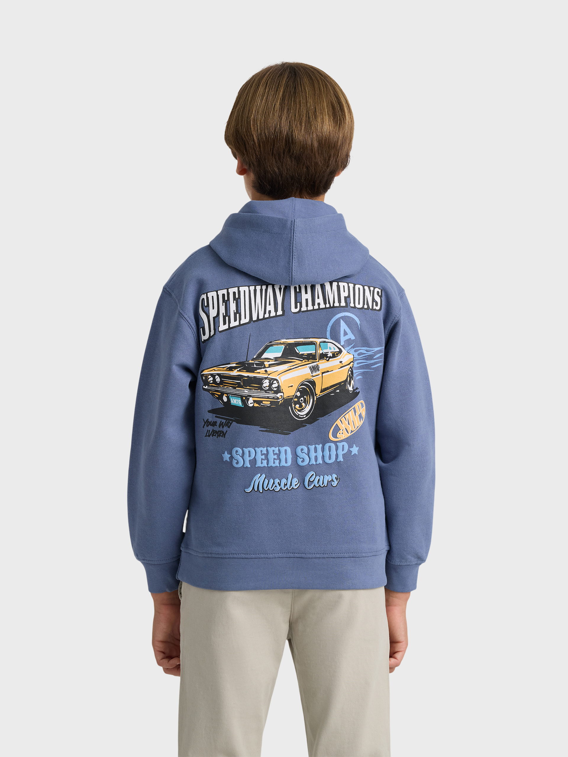 SUDADERA CHAMPIONS KIDS AZUL