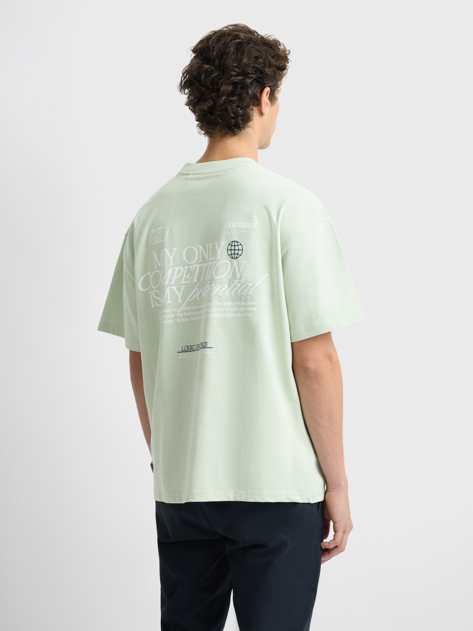 CAMISETA POTENTIAL VERDE AGUA