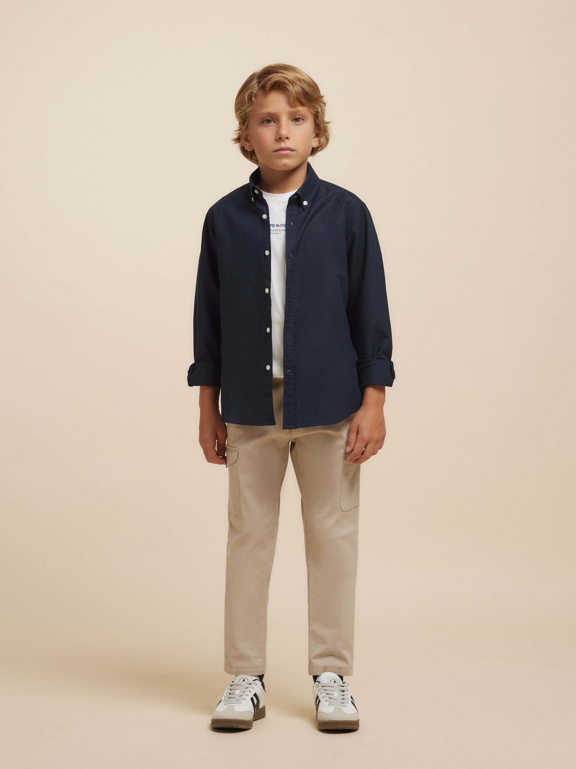 CAMISA OXFORD SOLID KIDS