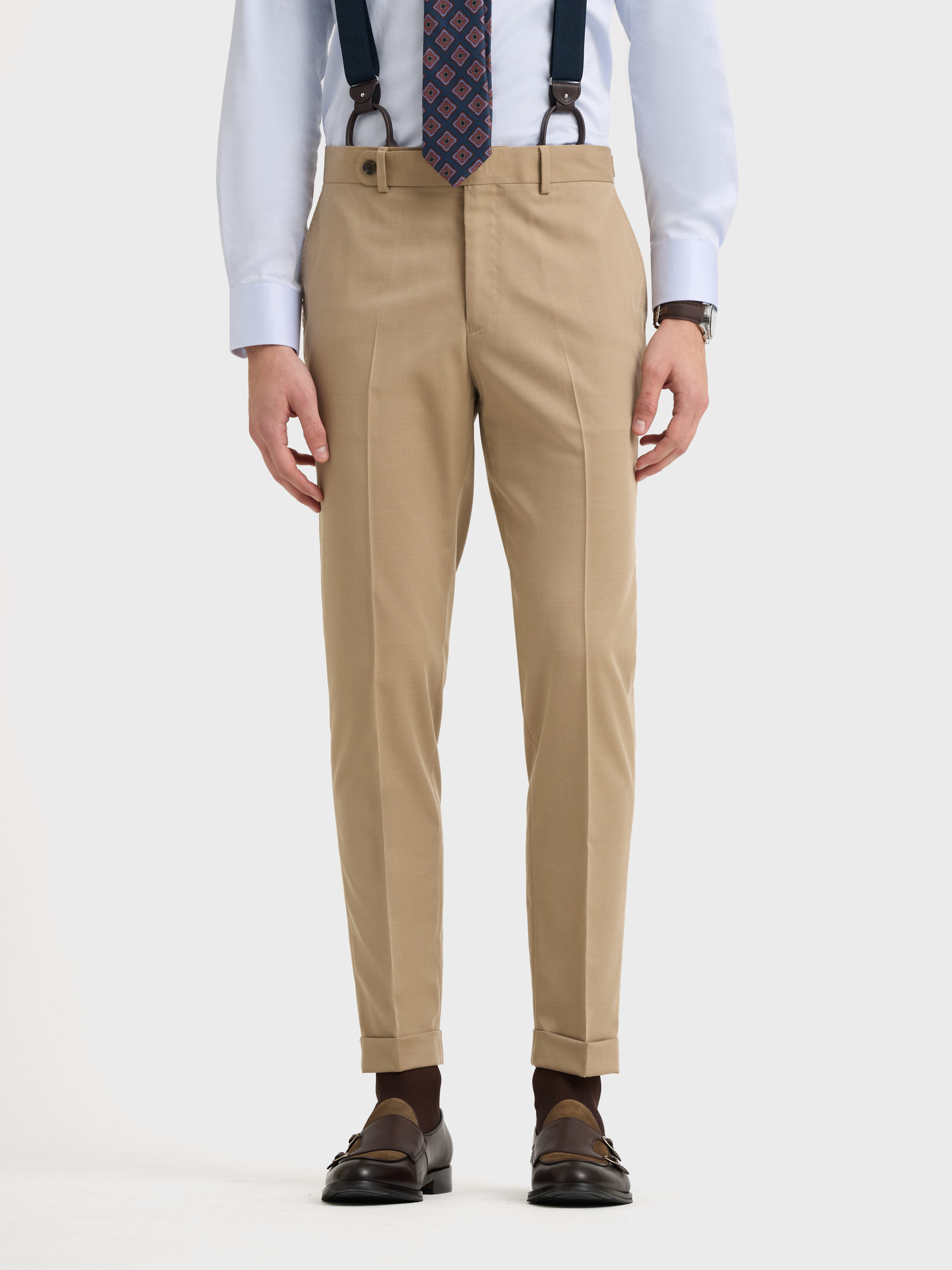 PANTALON NAPOLI ROYAL TWILL CAMEL