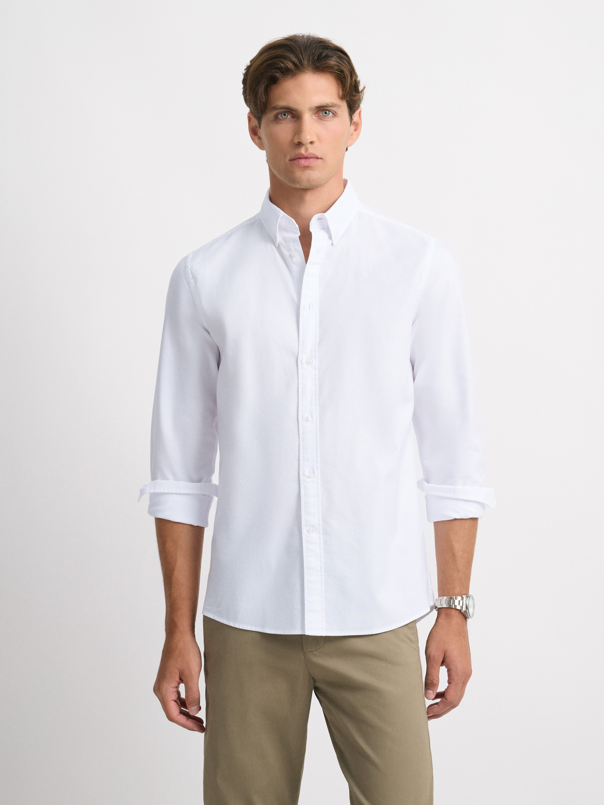 CAMISA OXFORD DYE BLANCO