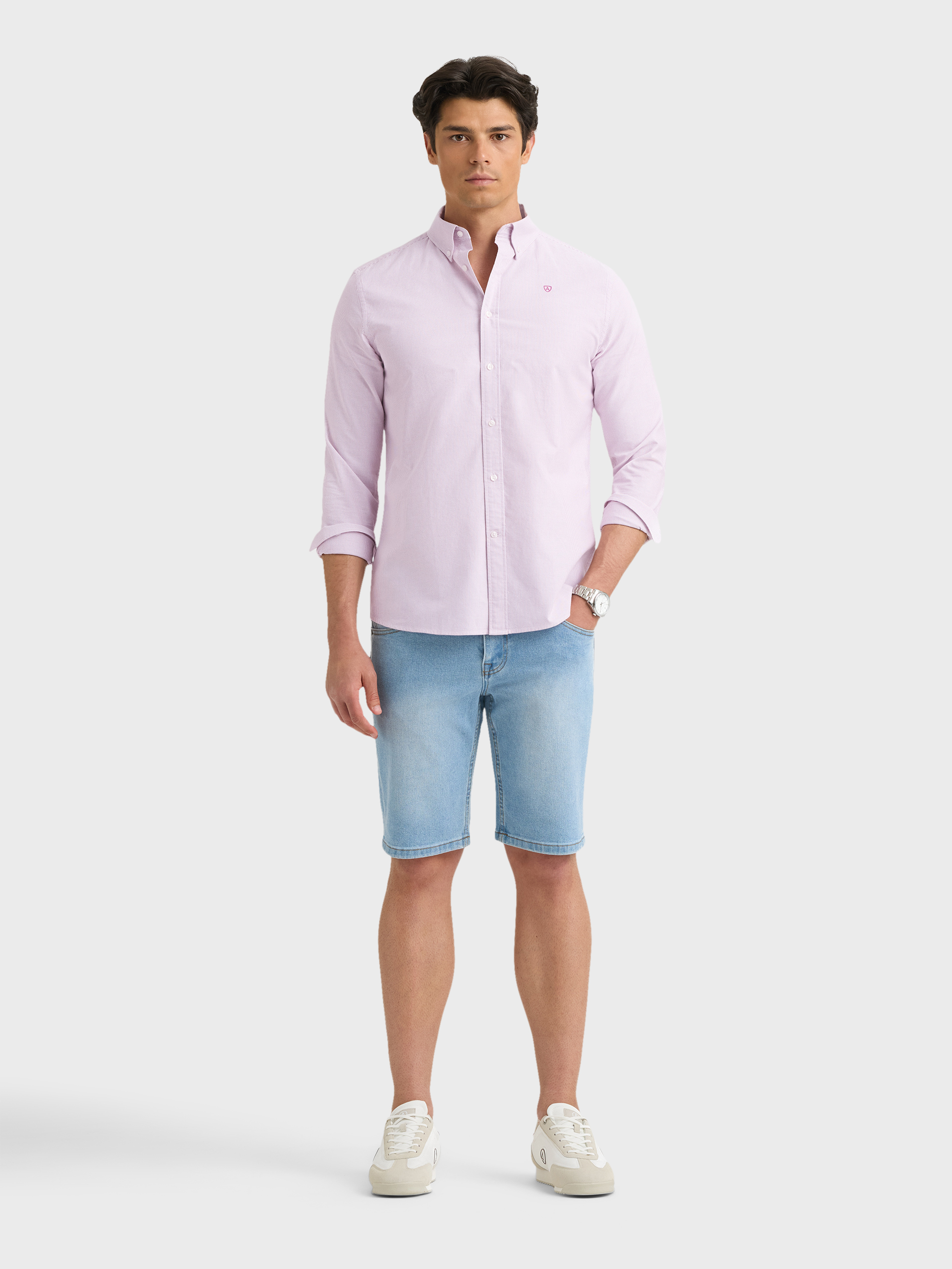 CAMISA OXFORD MIL RAYAS
