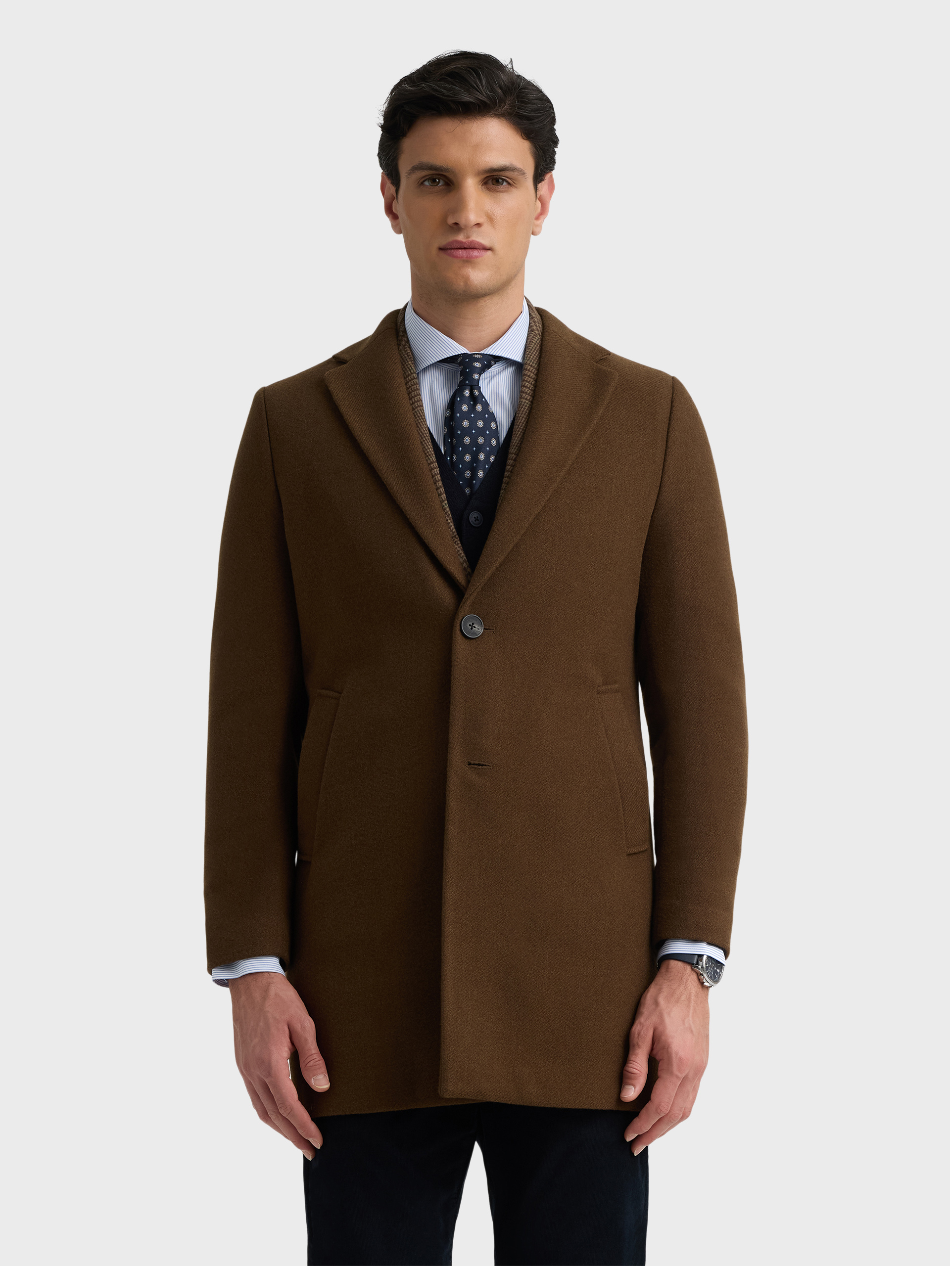 ABRIGO URBAN TWILL MARRÓN